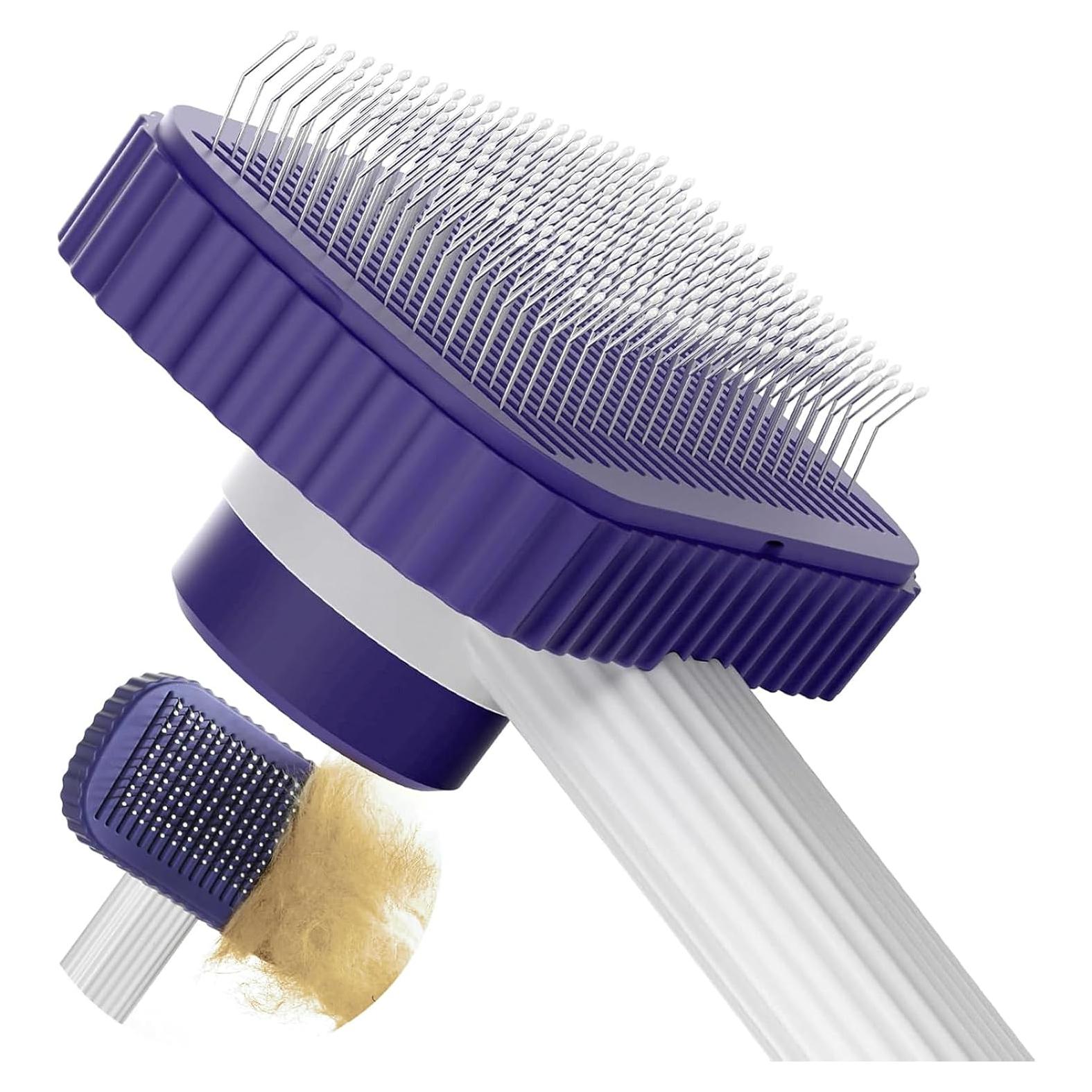 Cepillo para Gatos Garstor Azul Oscuro - Pelo Largo y Corto