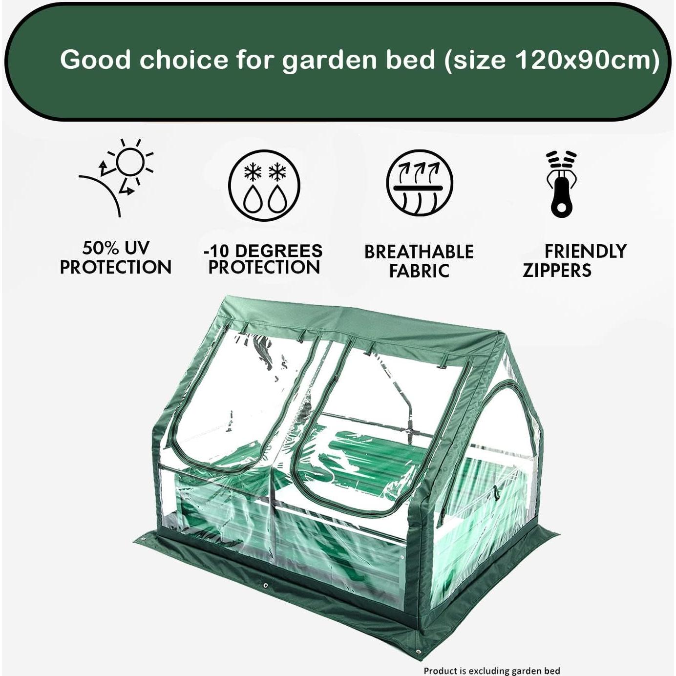 Invernadero Portátil Breda DB-1 125x95x95cm PVC para Jardín