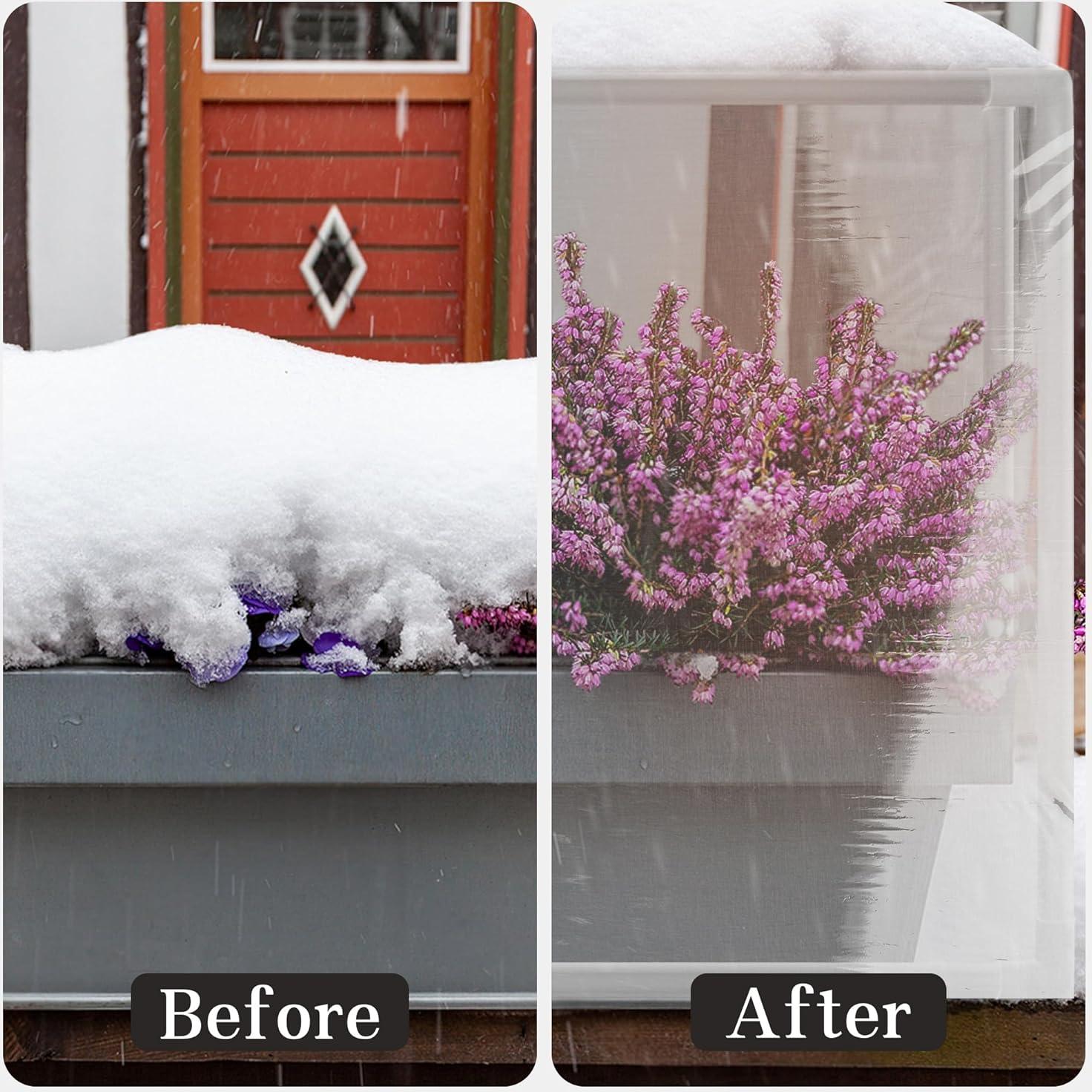 Invernadero Mini Desmontable Warmfarm 88.9x45.2 cm PVC PE