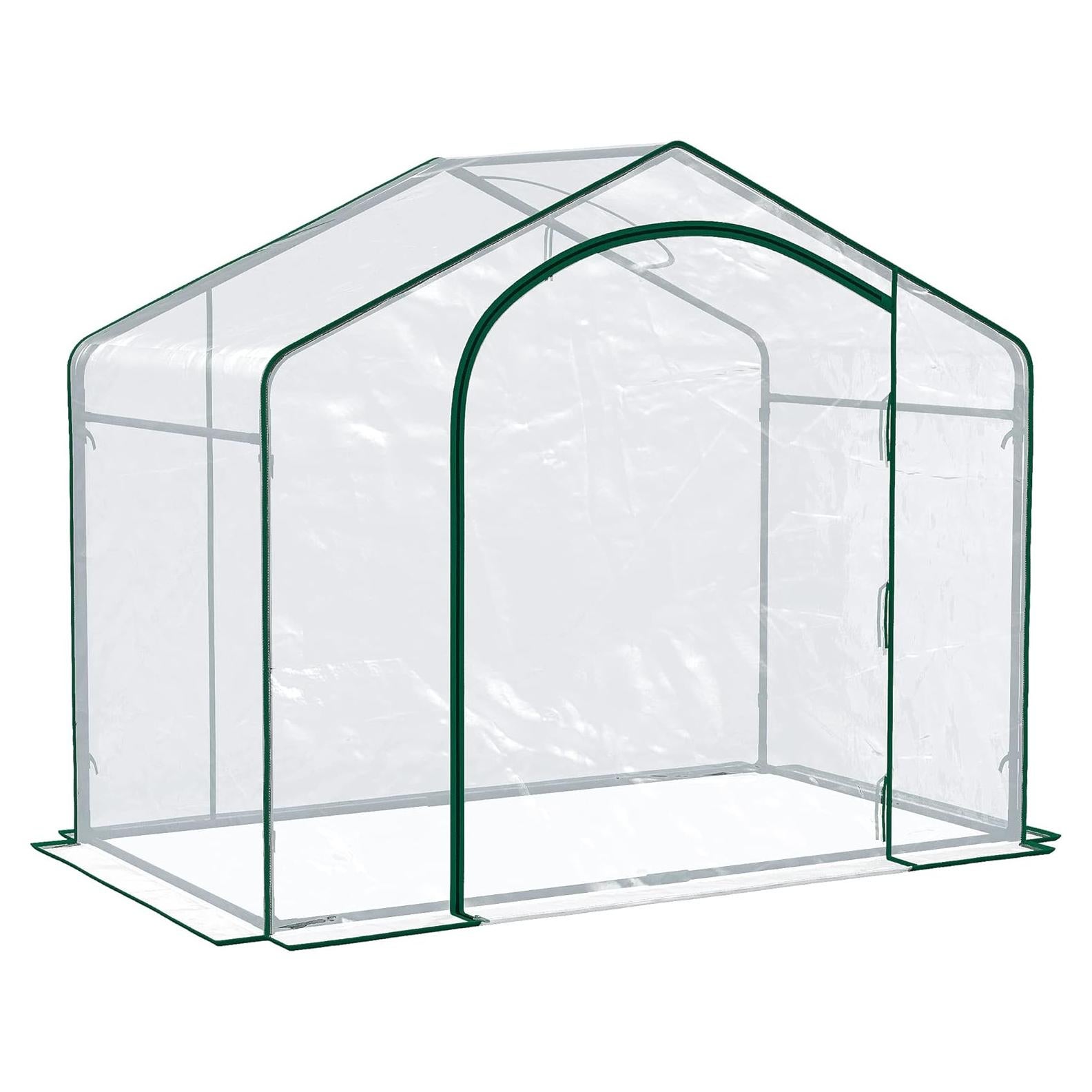 Invernadero Portátil Outsunny 1.83x0.99 m PVC Acero