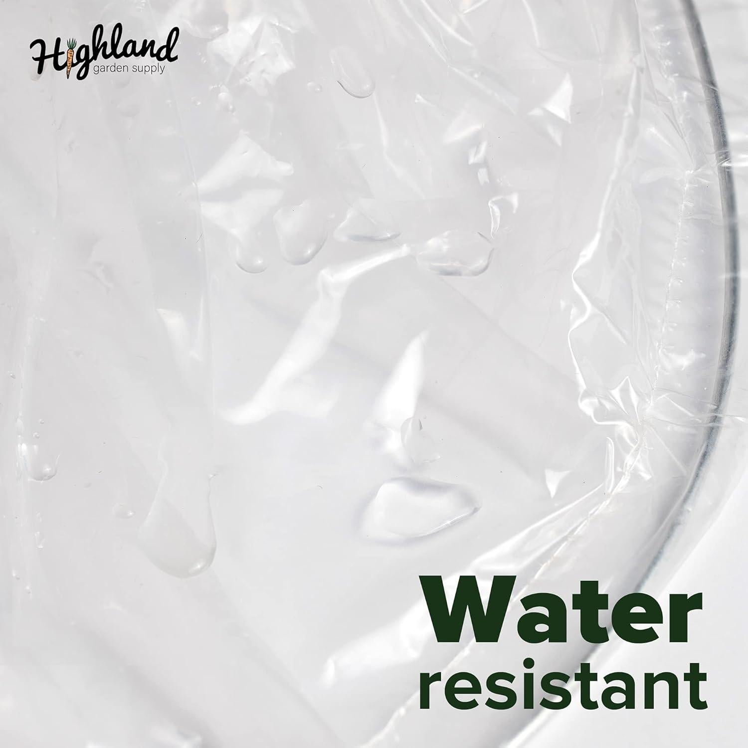 Mini Invernadero Túnel Cloche Poliéster Highland Garden 91.4x20.3cm