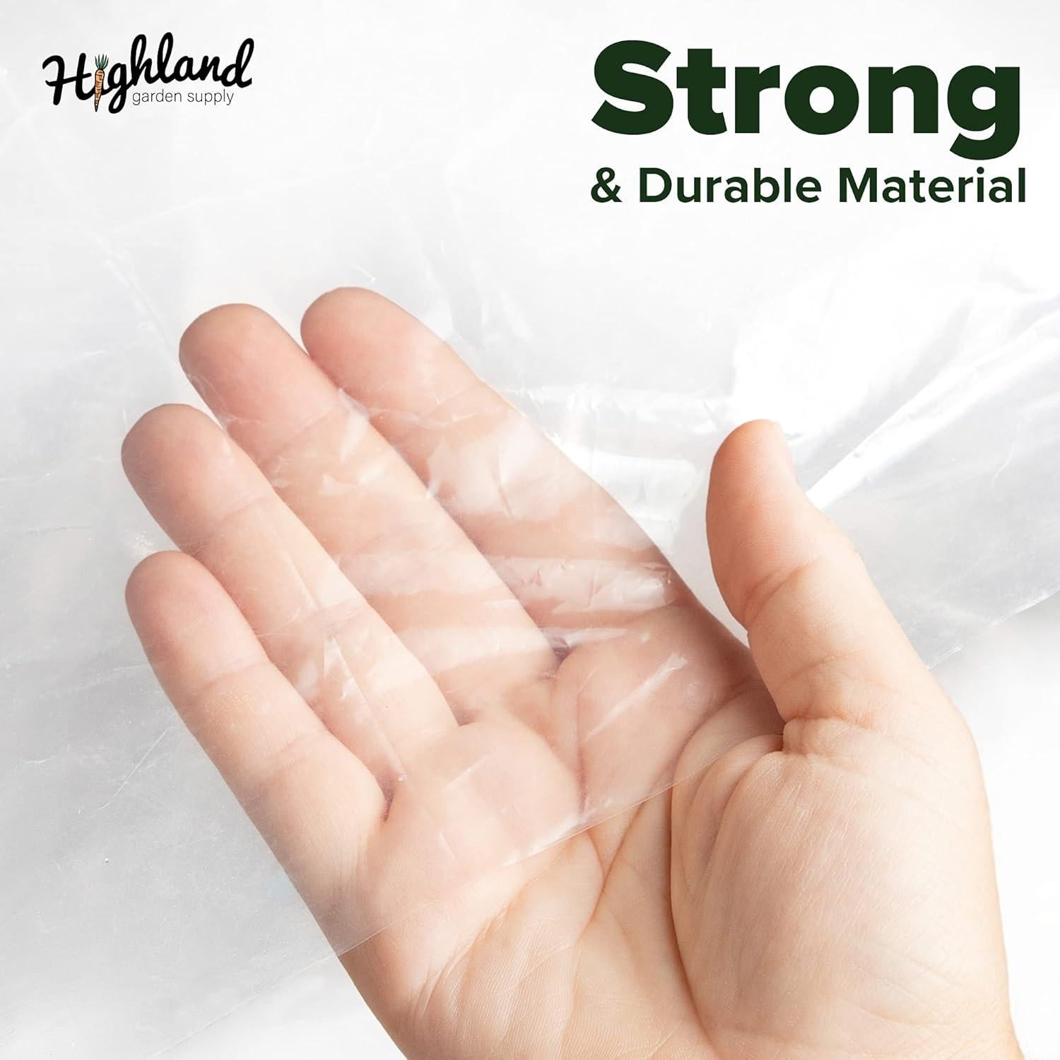 Mini Invernadero Túnel Cloche Poliéster Highland Garden 91.4x20.3cm