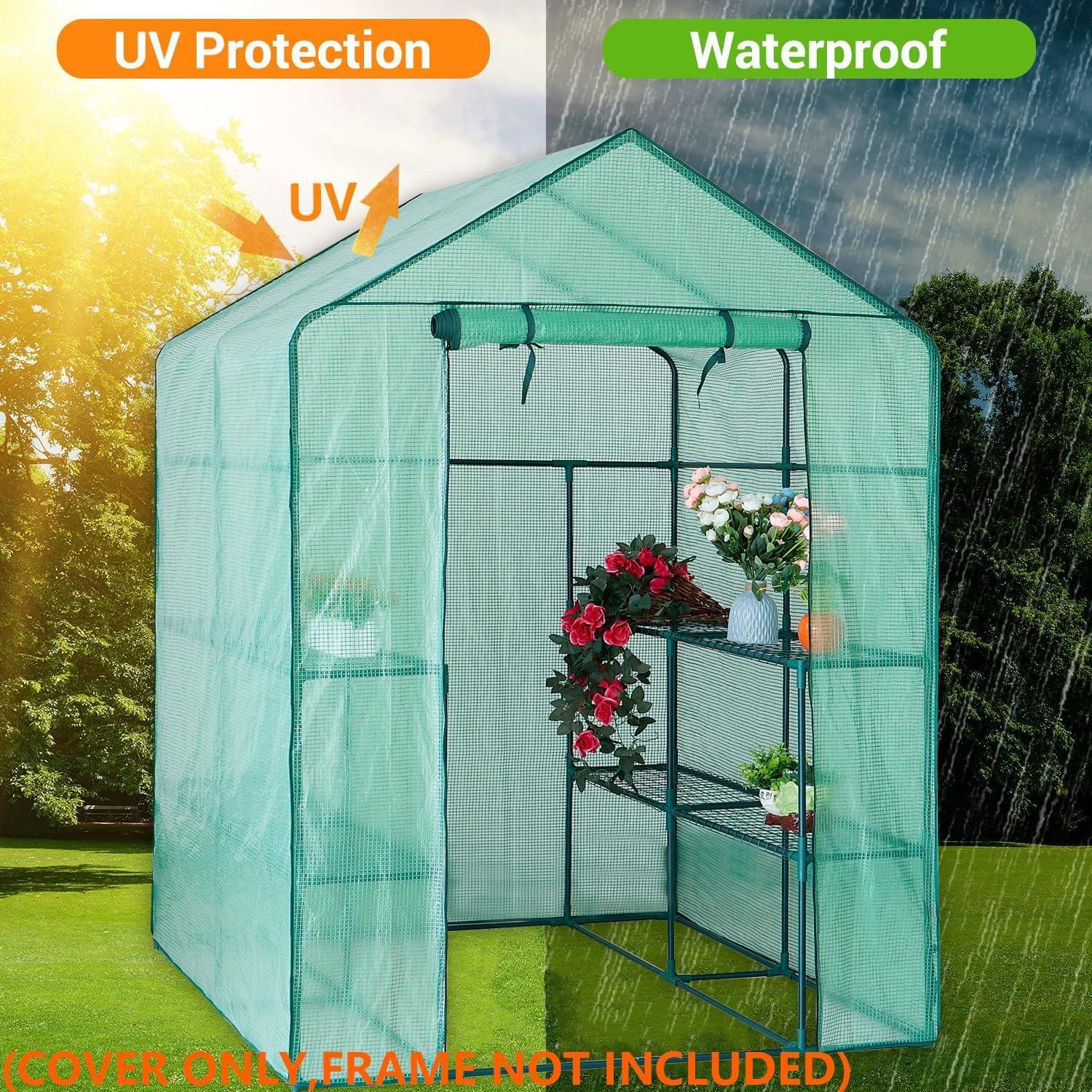 Cubierta de Reemplazo para Invernadero TENTOPMIC 142x142x193 cm PE