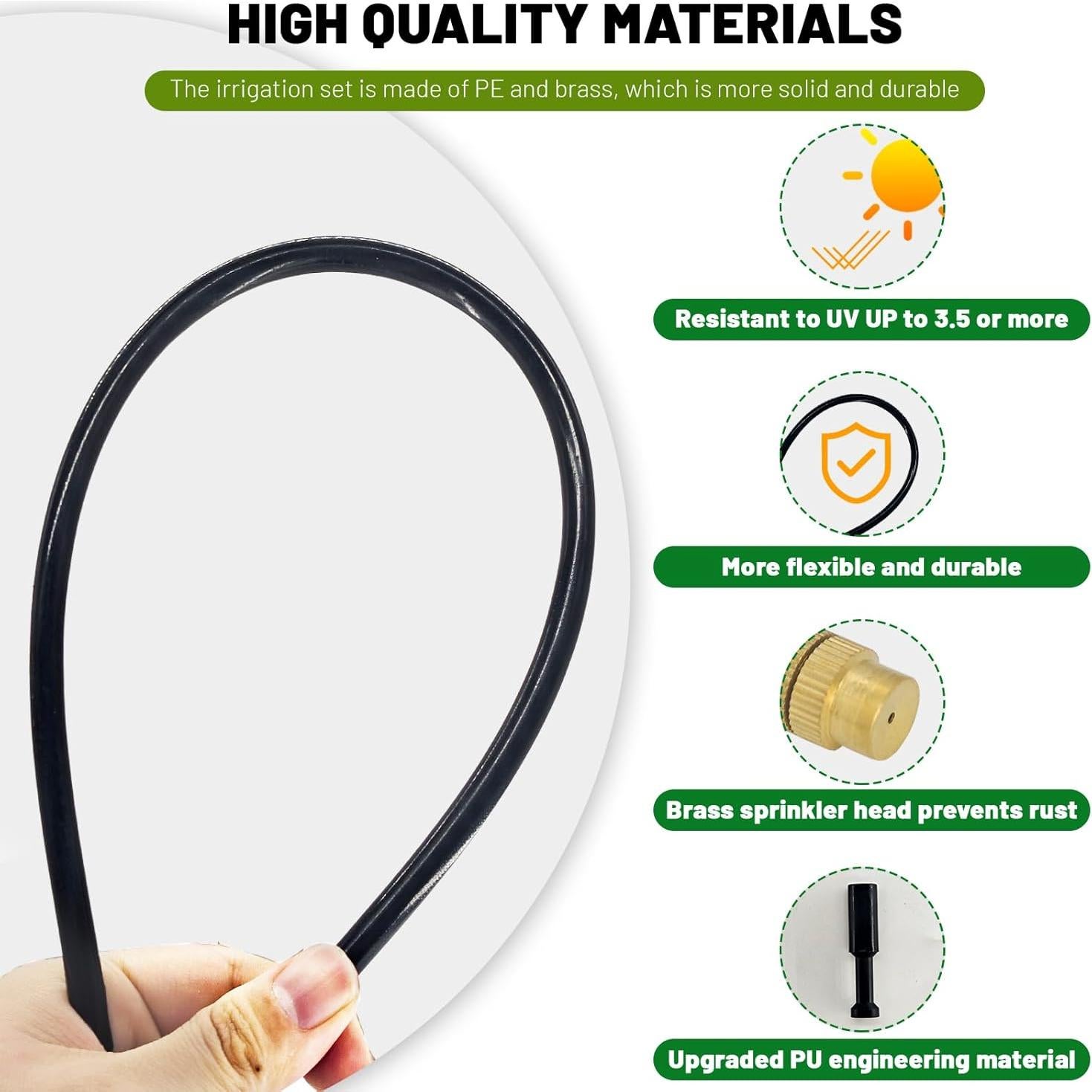 Sistema de Riego por Goteo Thiswing 15.24 m con 16 Boquillas