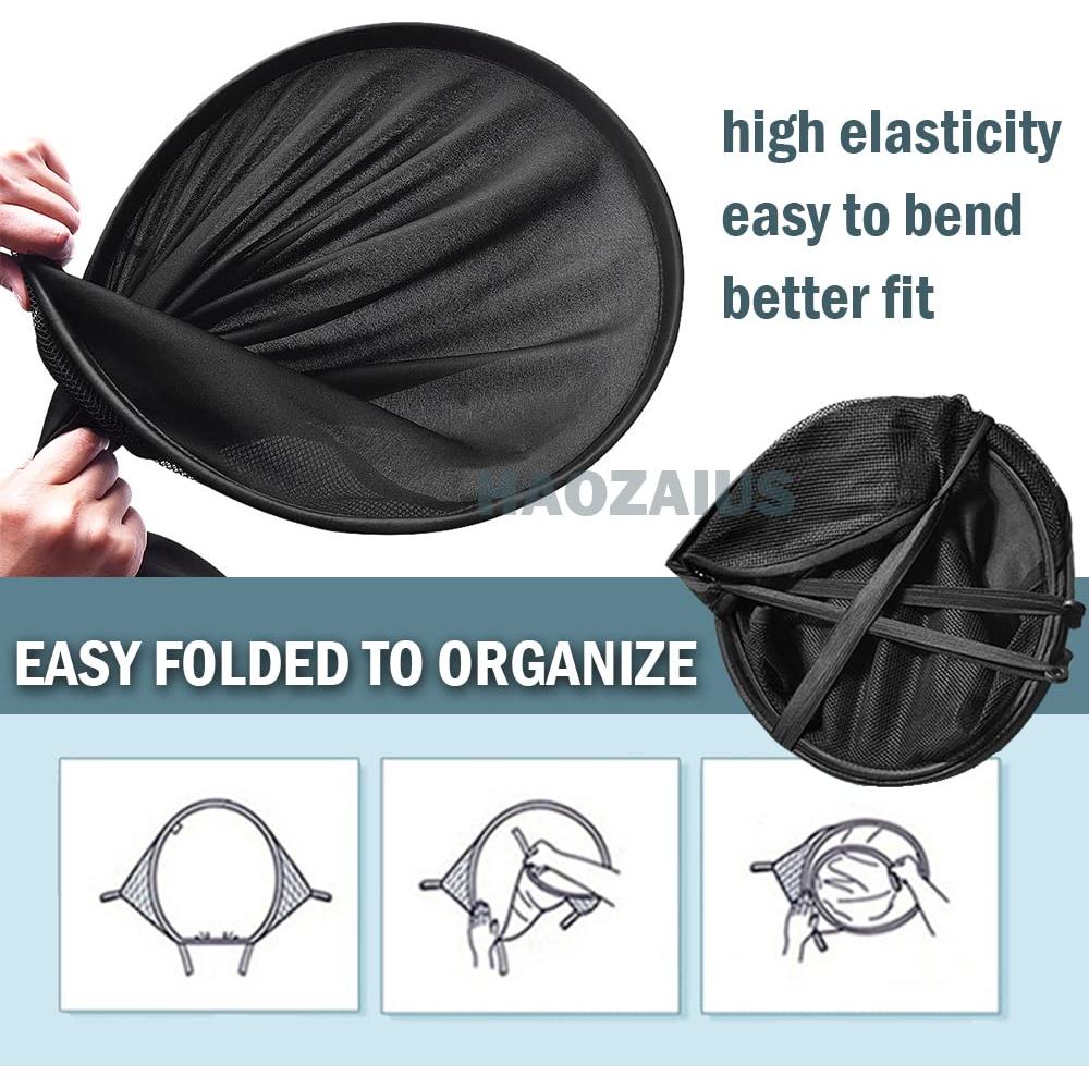 Cubierta Solar Impermeable para Cochecito Bebé Negro Ajustable