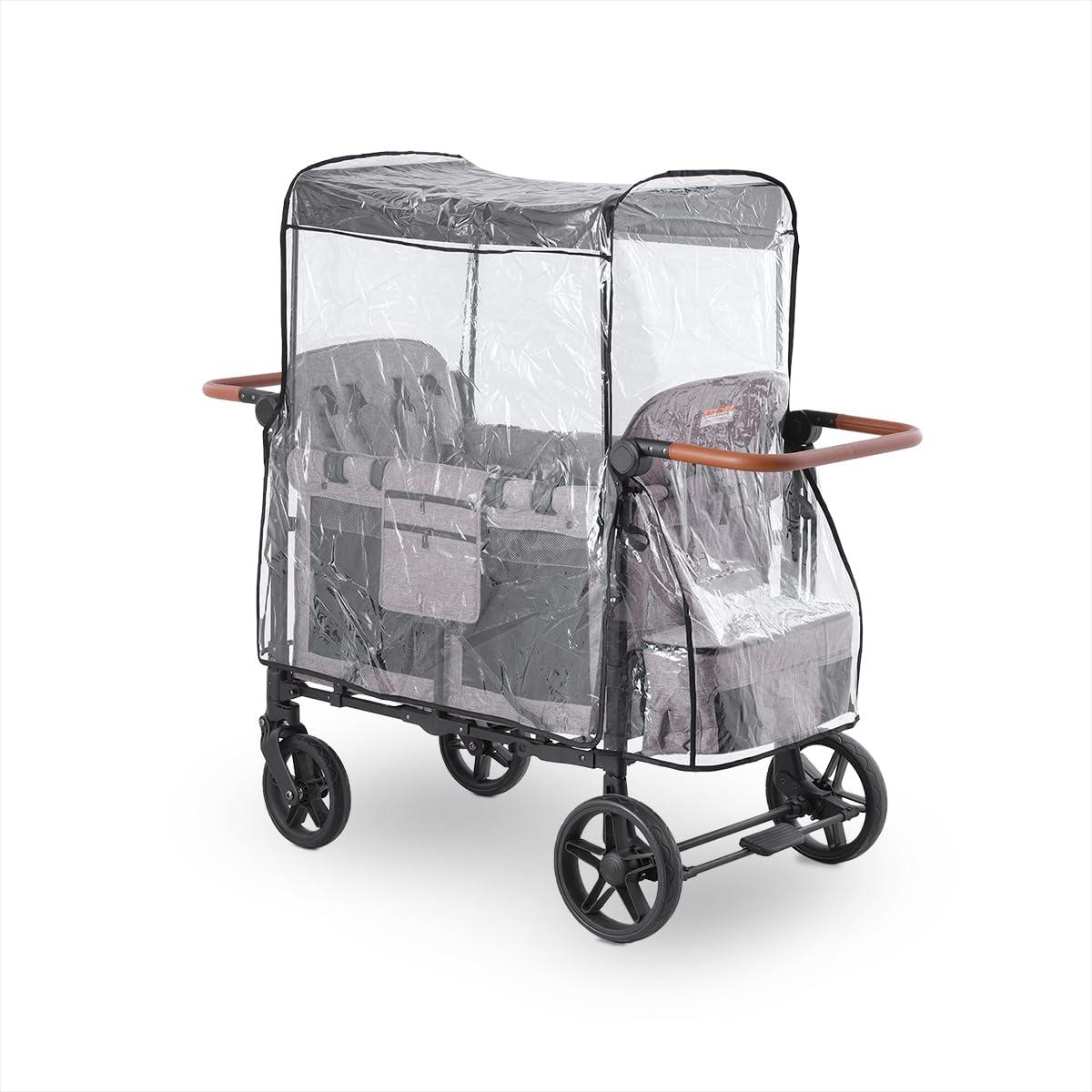 Cubierta de Lluvia SeedFuture para Carro de Paseo W4 - Impermeable y a Prueba de Viento