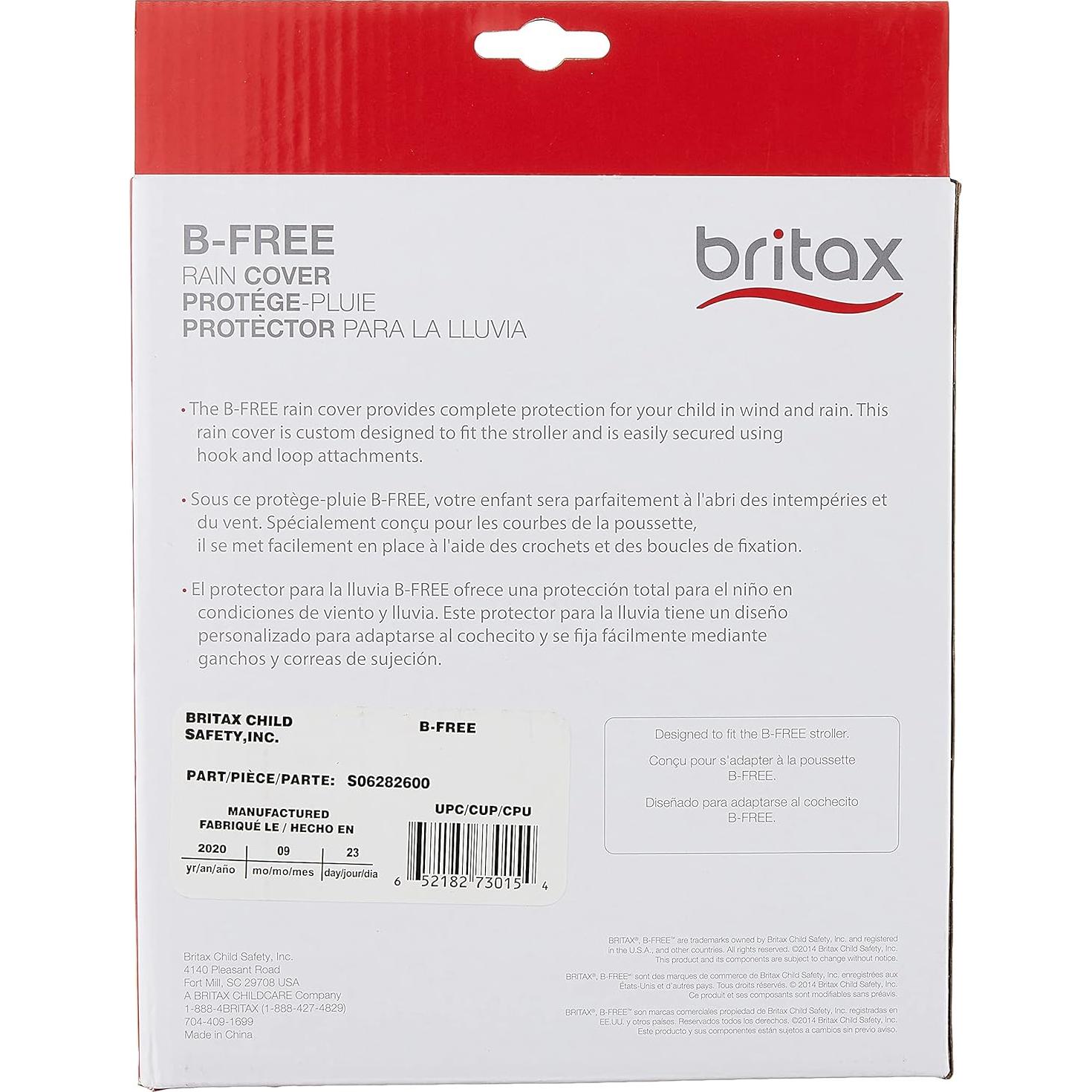 Cubierta de lluvia Britax B-Free para cochecito - Gris