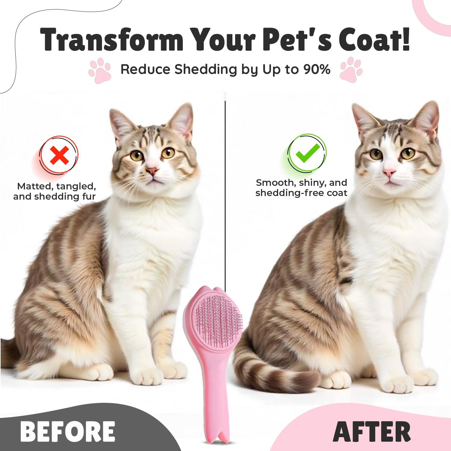 Cepillo Slicker Autolimpiante Petsupply Guy para Perros y Gatos