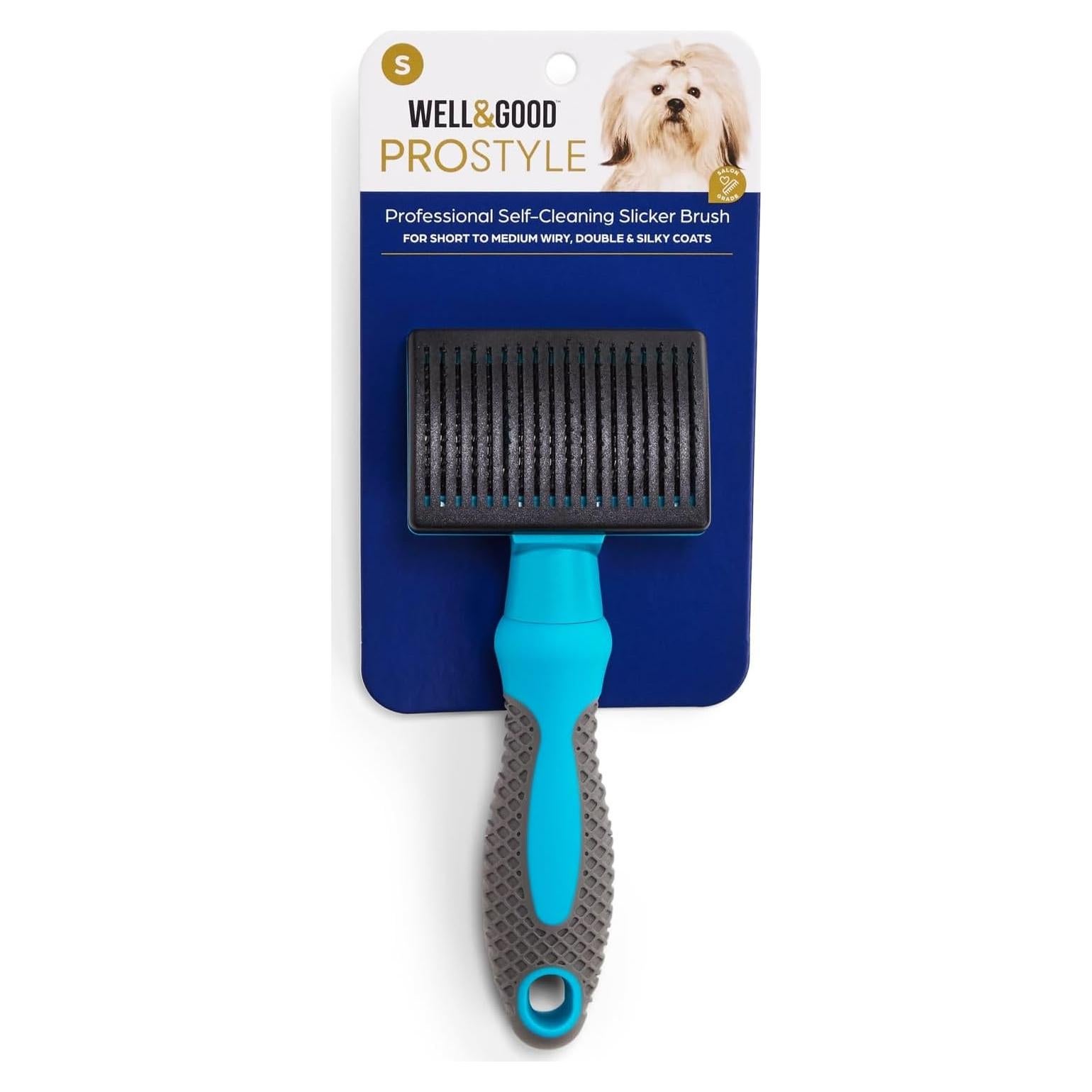 Cepillo Autolimpiante para Perros Well & Good 17.8 cm Pequeño