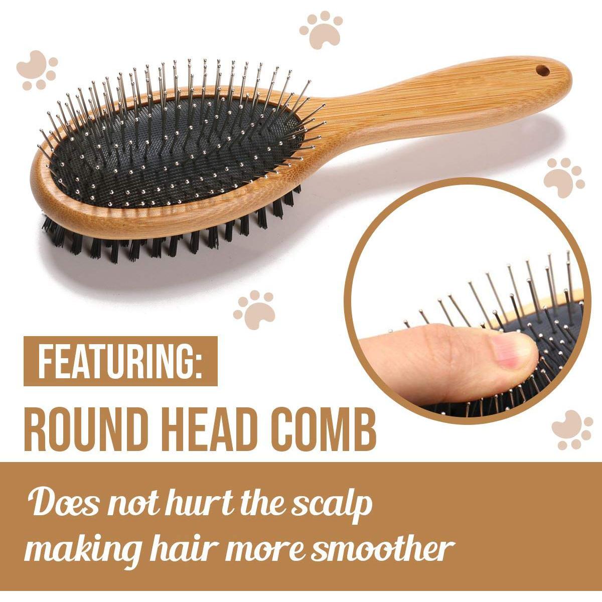 Cepillo Slicker Doble Cara KylePet para Perros y Gatos 22cm