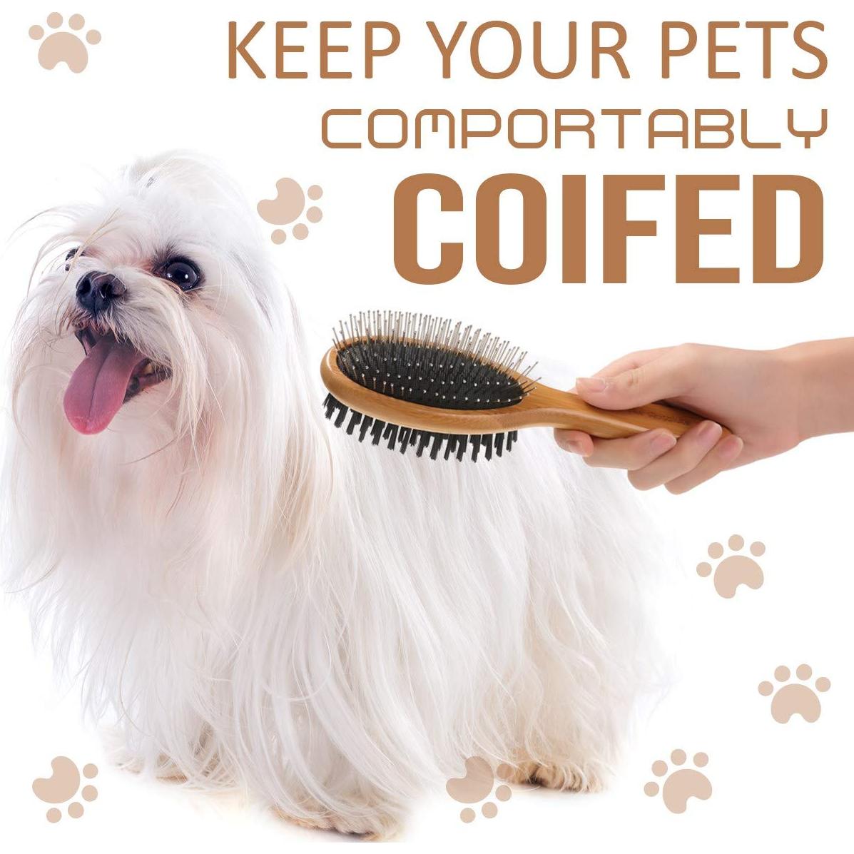 Cepillo Slicker Doble Cara KylePet para Perros y Gatos 22cm