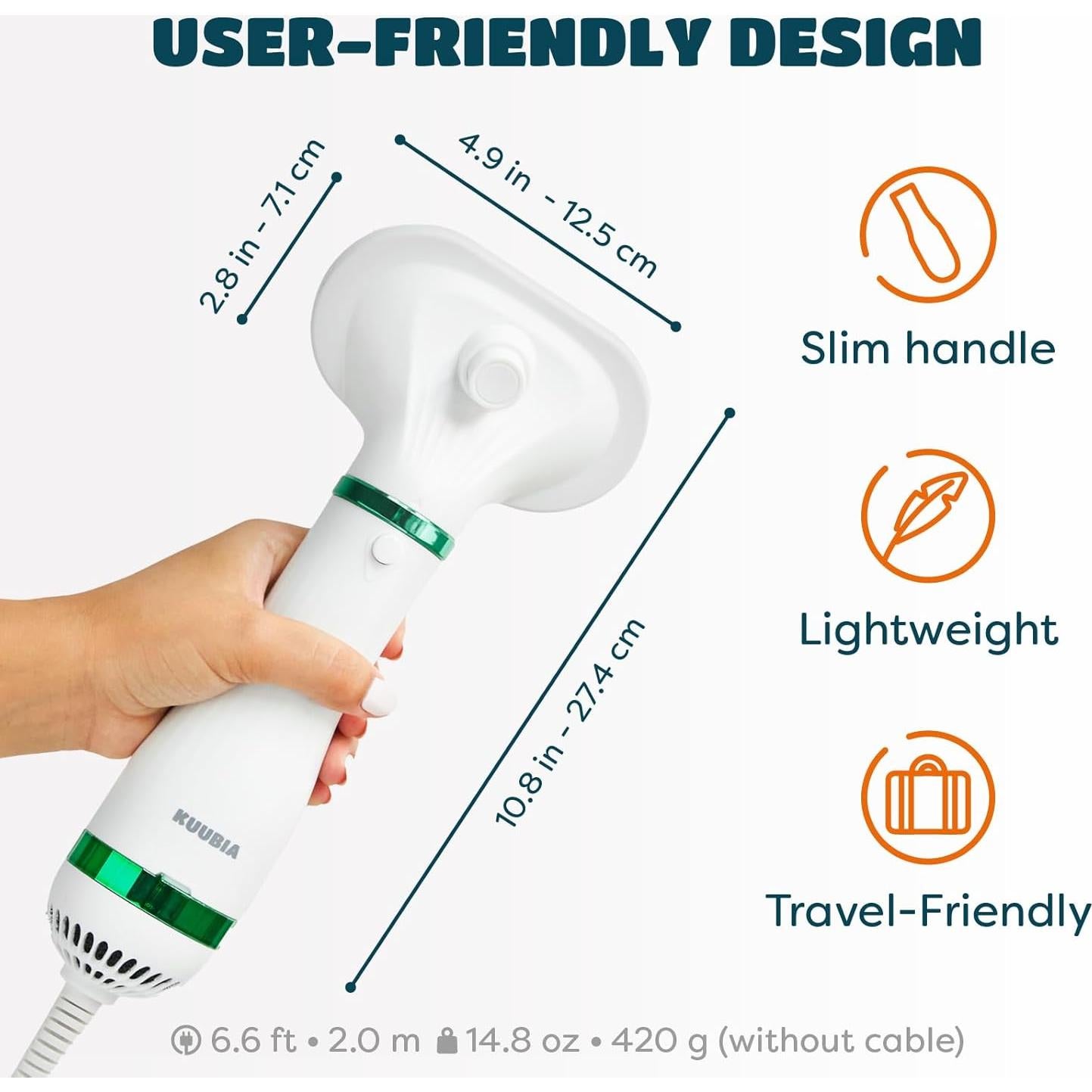 Secador de Pelo 2 en 1 para Perros y Gatos KUUBIA 300W