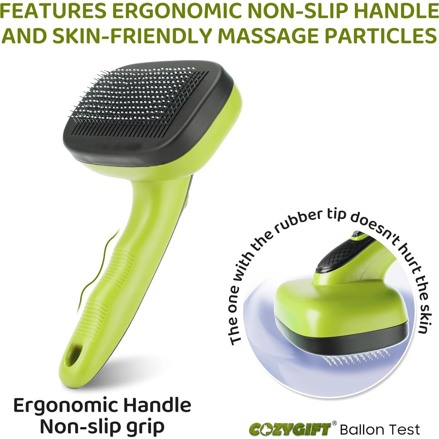 Kit de Aseo para Mascotas COZYGIFT - 3 Piezas Verde