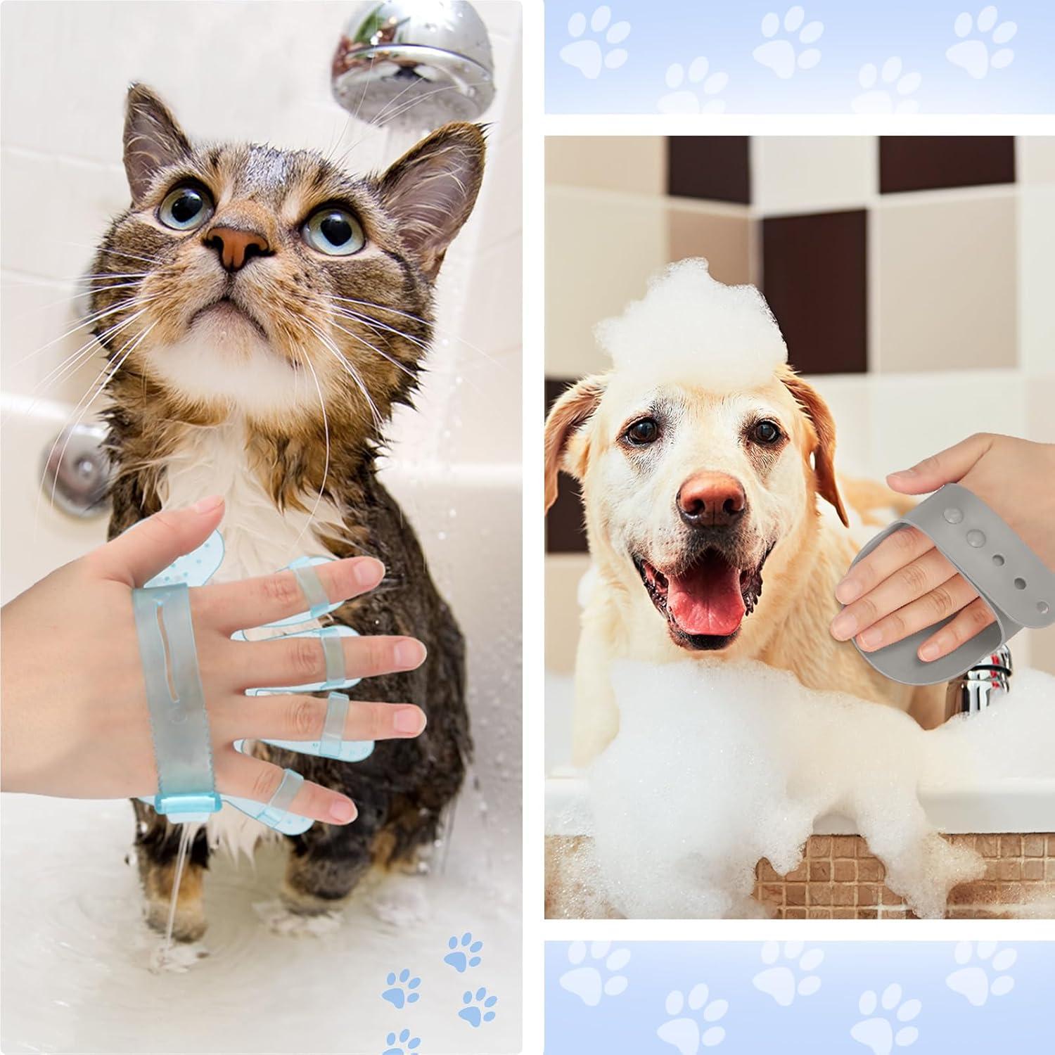 Kit de Aseo para Mascotas Yaomiao 9 Piezas - Cepillo, Cortauñas y Tijeras