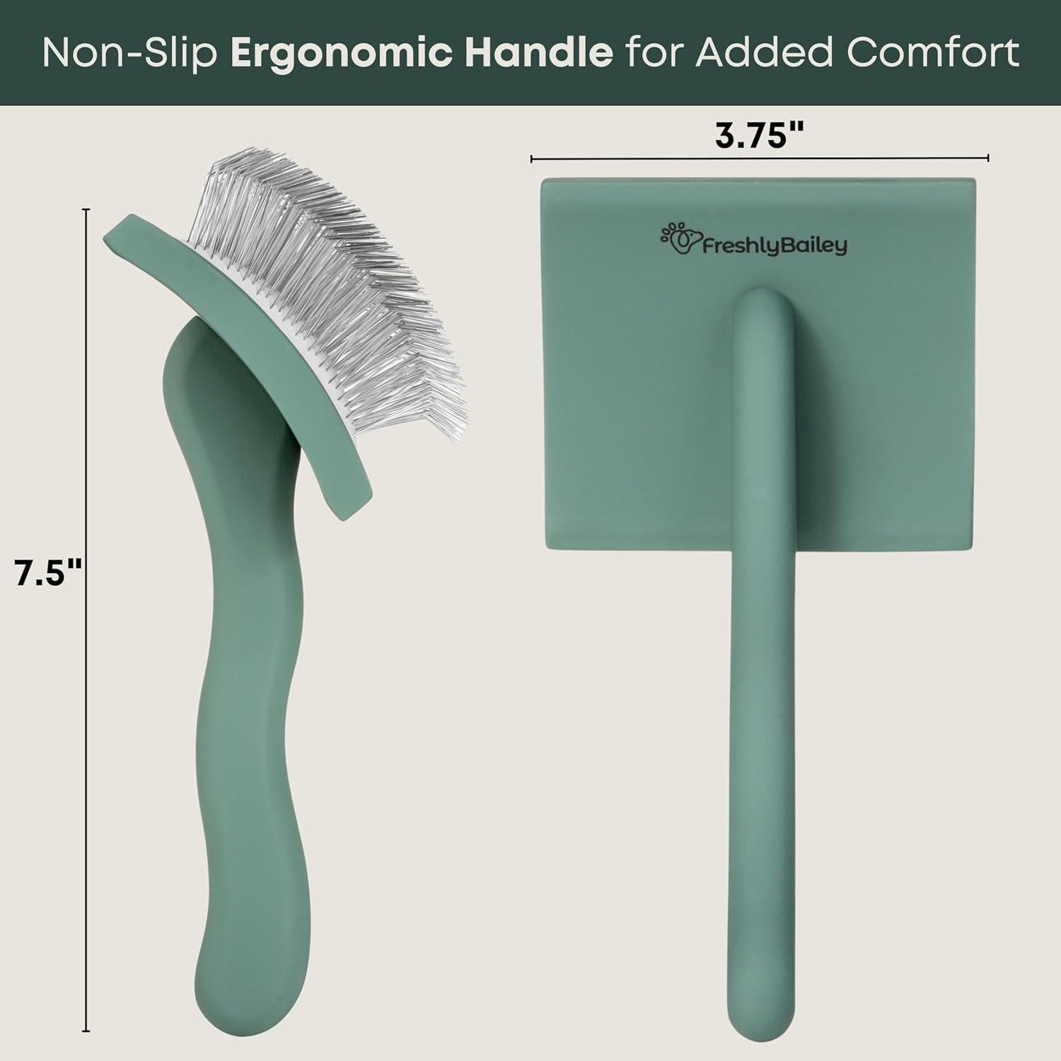 Cepillo Slicker Grande Freshly Bailey para Doodles y Huskies