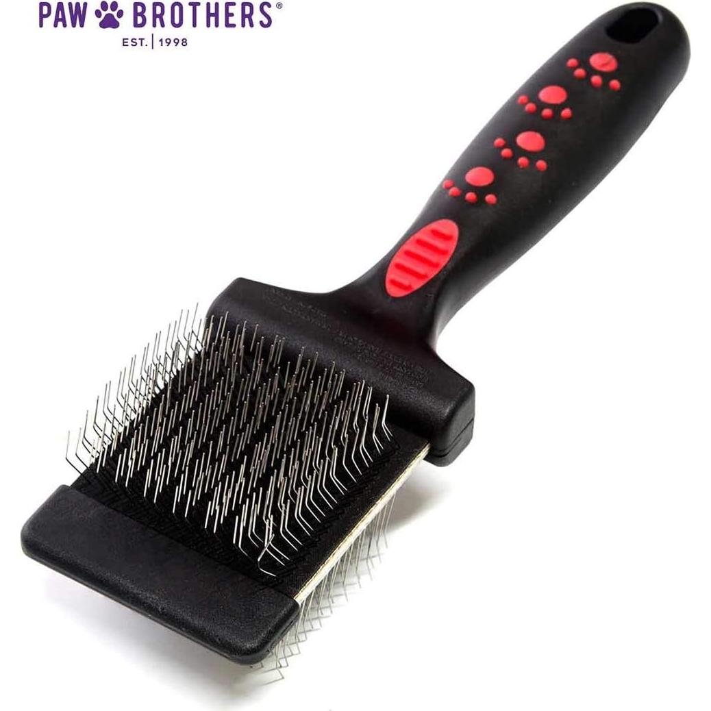 Cepillo Slicker Doble Cara Firme Flex Paw Brothers Grande