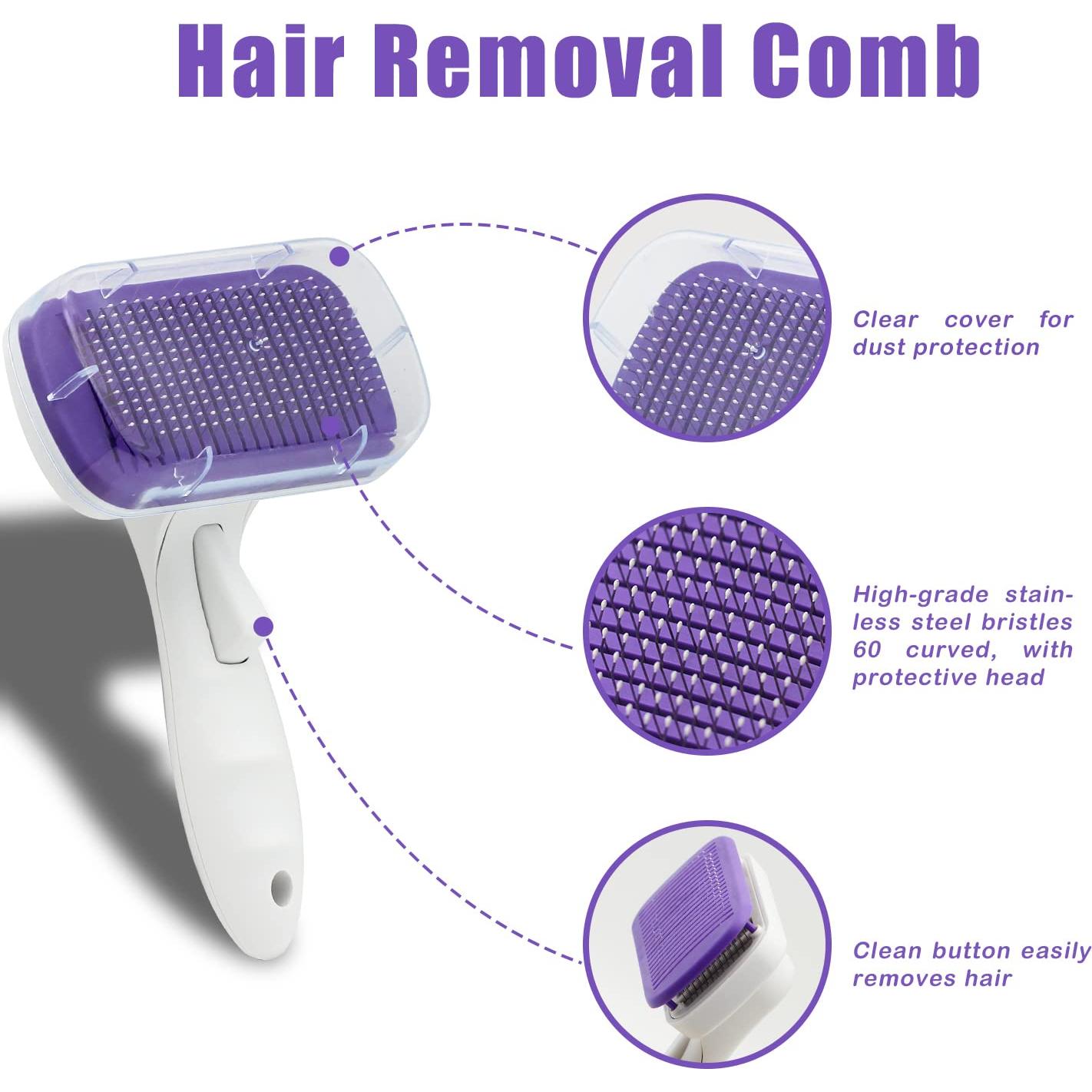 Kit de Aseo para Mascotas Crafterlife - 4 Piezas, Cepillo y Guantes