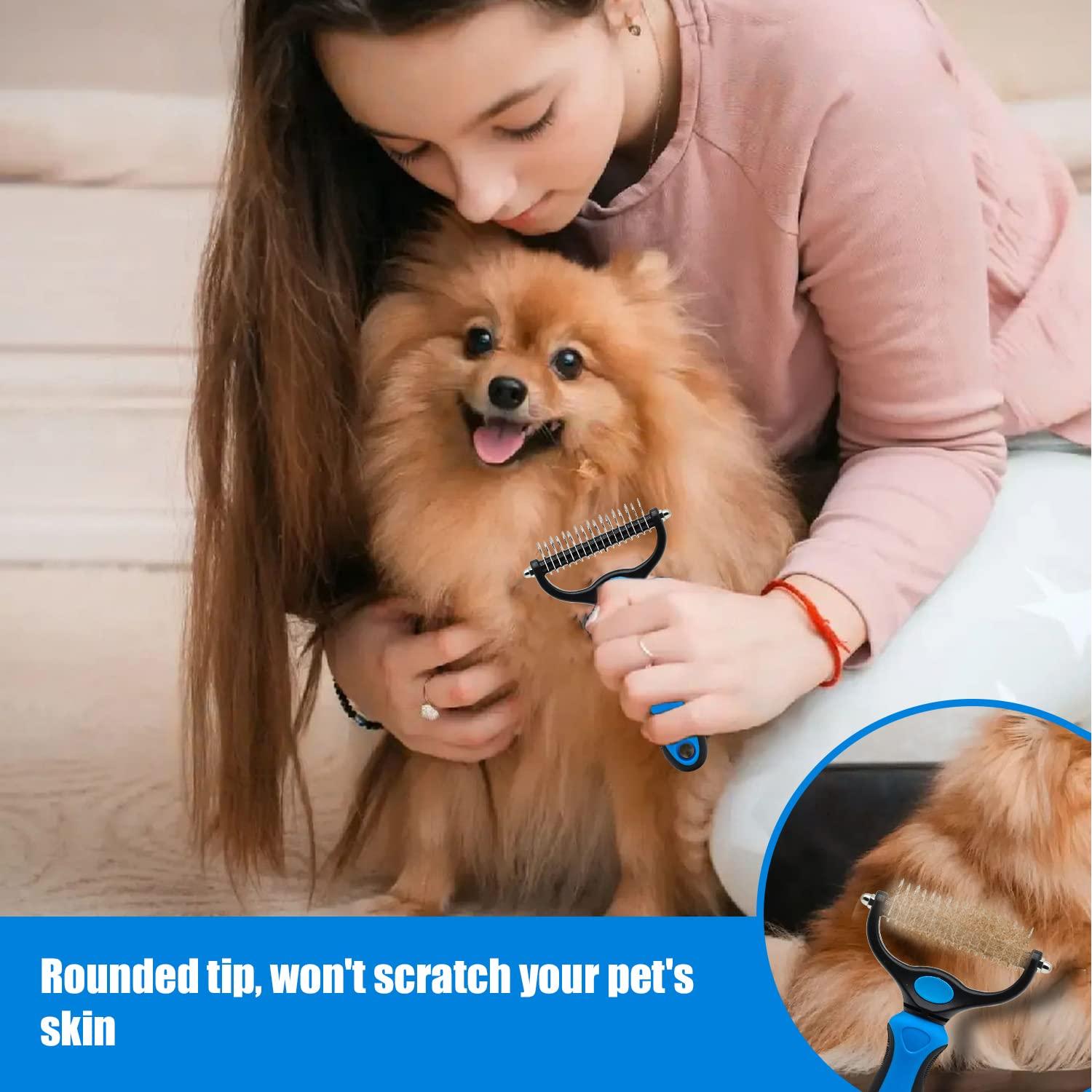 Kit de Aseo para Mascotas Crafterlife - 4 Piezas, Cepillo y Guantes