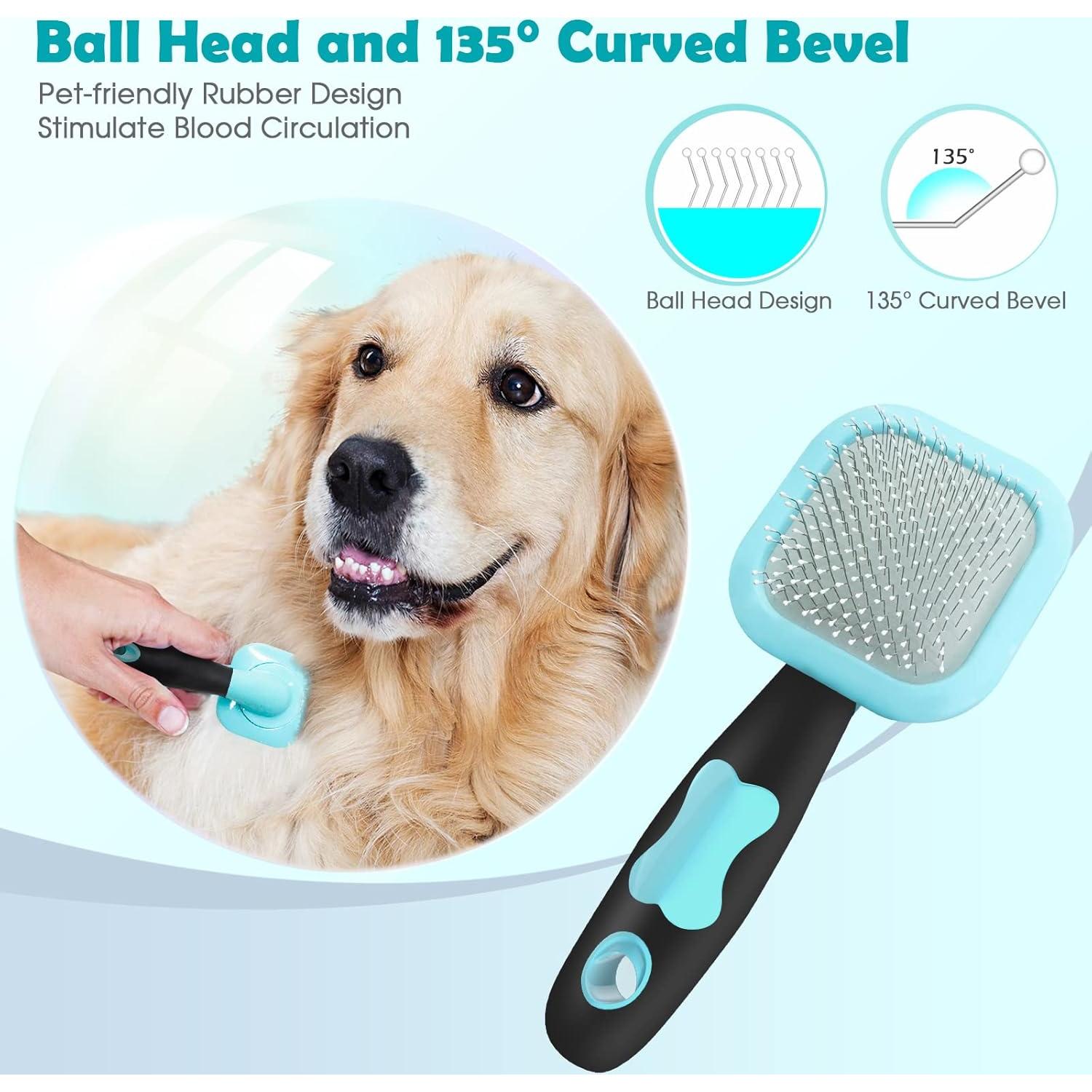 Cepillo Slicker para Perros y Gatos PETPAWJOY - 16x5.99cm