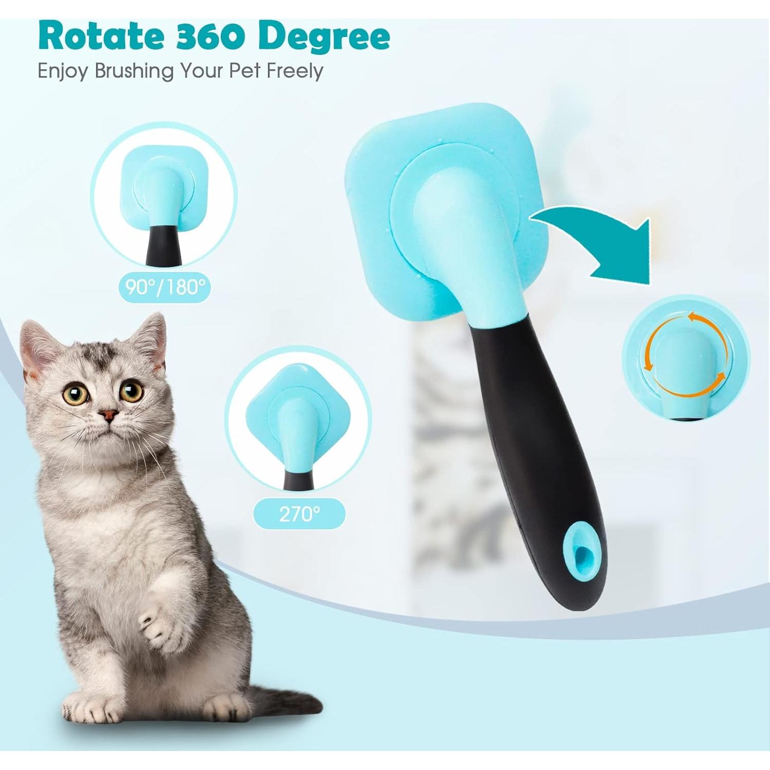 Cepillo Slicker para Perros y Gatos PETPAWJOY - 16x5.99cm