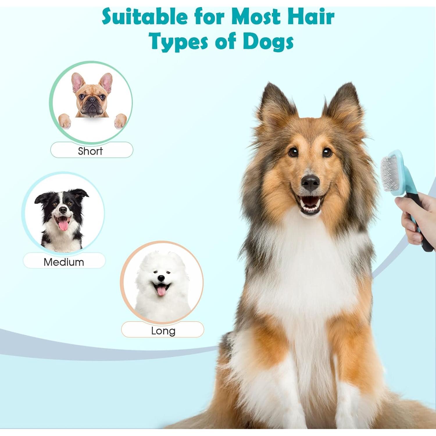 Cepillo Slicker para Perros y Gatos PETPAWJOY - 16x5.99cm