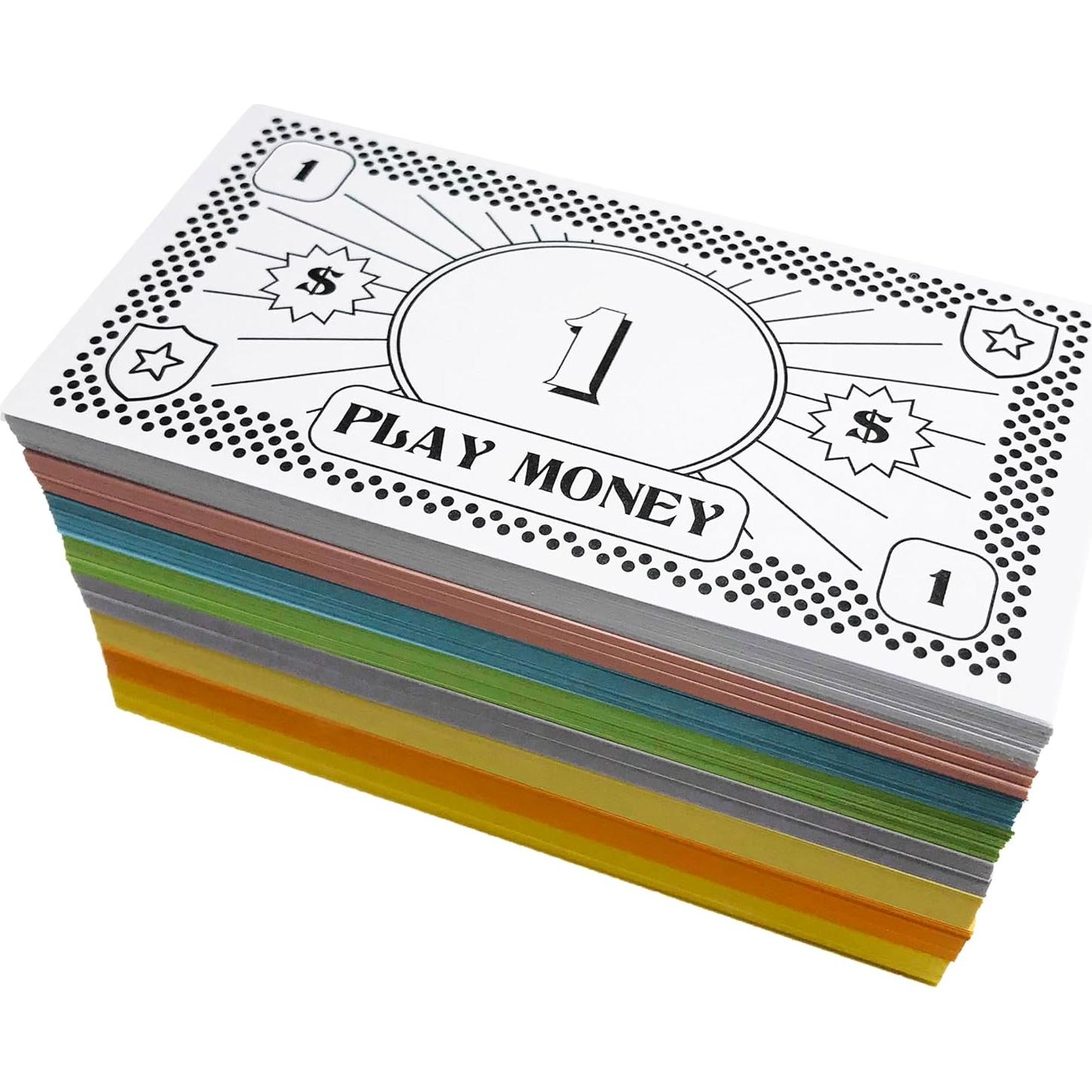 Dinero Falso para Juegos de Mesa Apostrophe Games - 800 Piezas