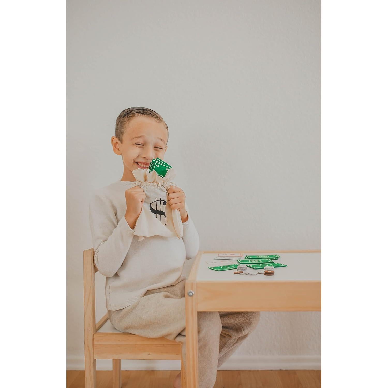 Juego de Dinero de Fieltro Educativo Buen Terreno 50 Piezas