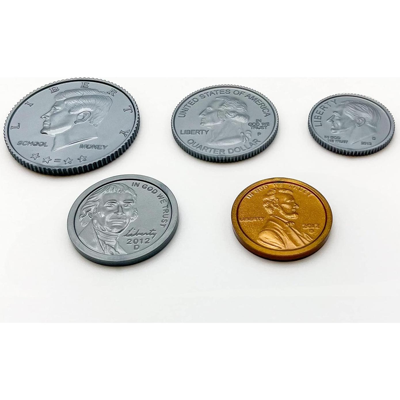 Dinero de Juego Maestro 110 Monedas Plástico TCR20639