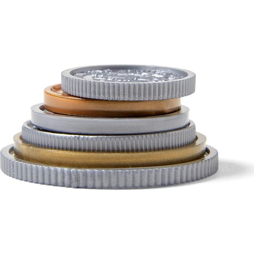 Set de 500 Monedas de Juguete hand2mind - Dinero Falso Realista