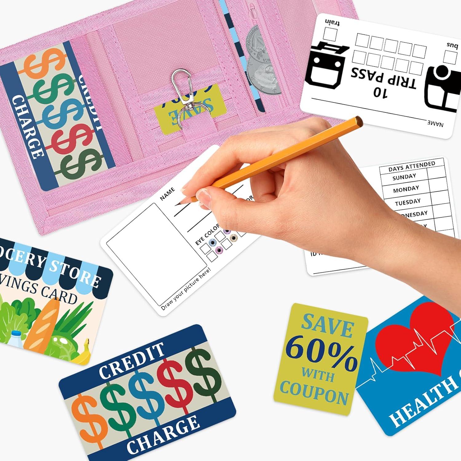 Cartera de Juego DEEKI con Monedas y Billetes Falsos 37 Piezas