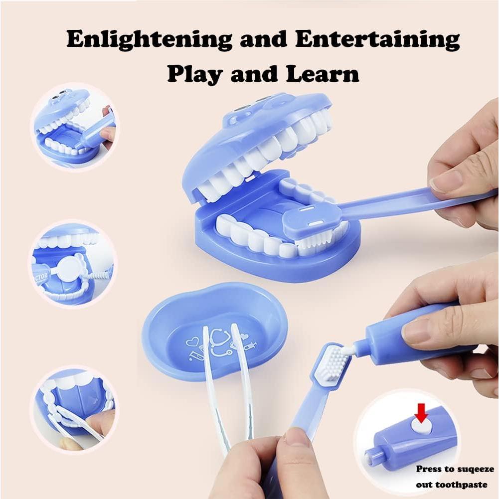 Juego de dentista 9 piezas OPTSPTOY para niños - Salud dental