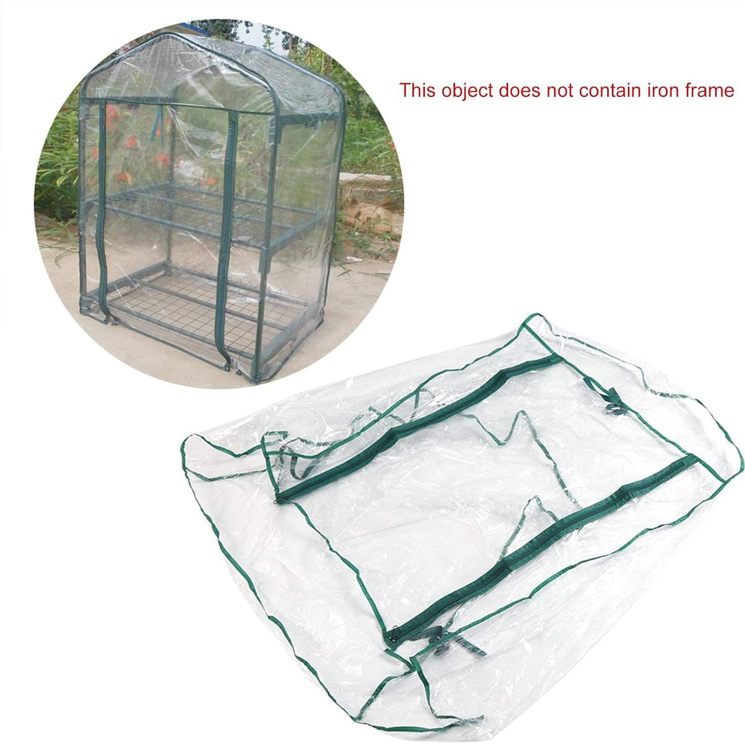 Invernadero Mini Hakeeta 2 Niveles PVC 69x49x92cm Transparente