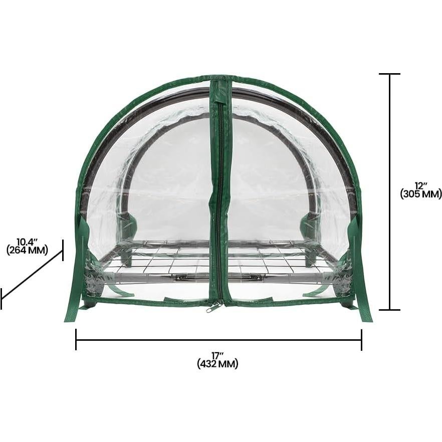 Invernadero Mini Zenport SH3270-12.5 con Estante Elevado