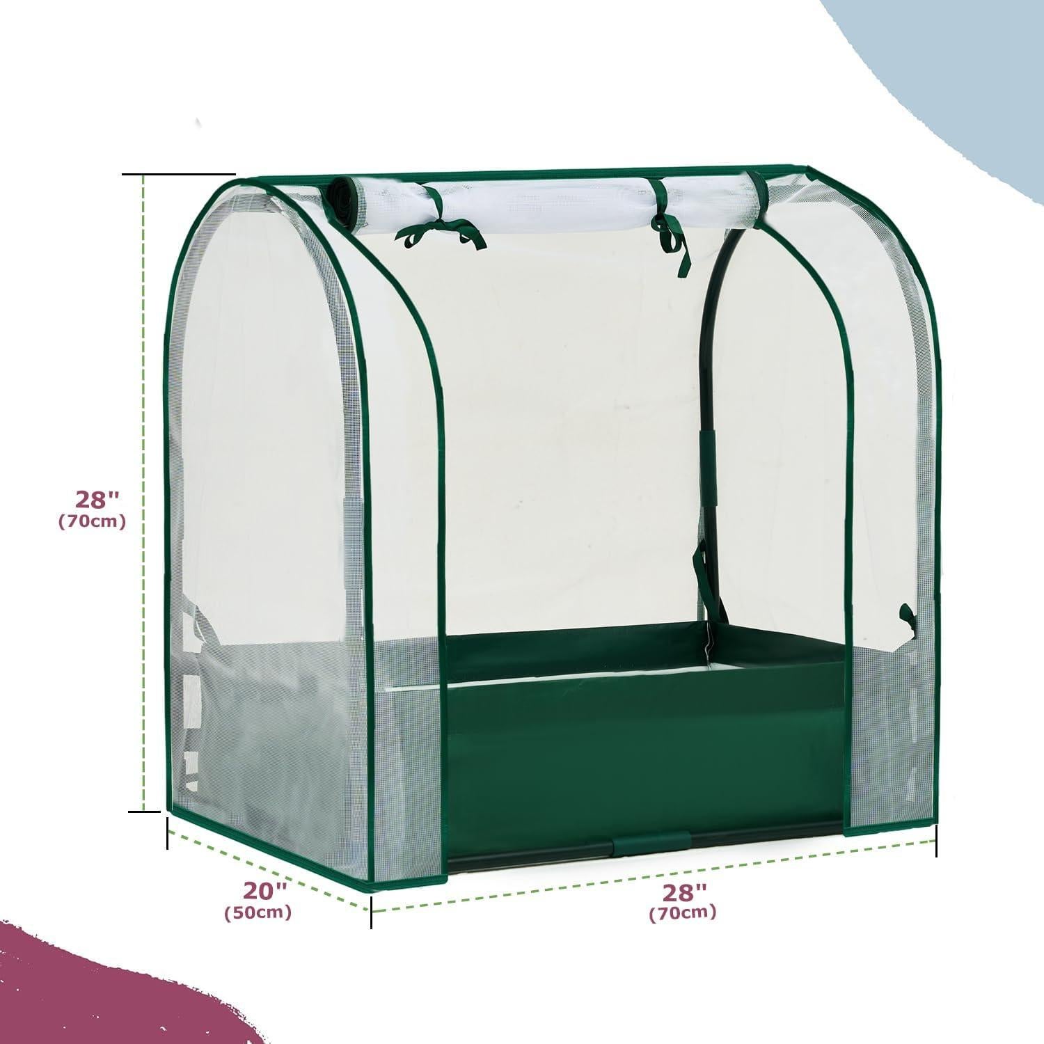 Mini Carpa de Sombra Purlyu 0.76x0.49x1.58 m para Plantas