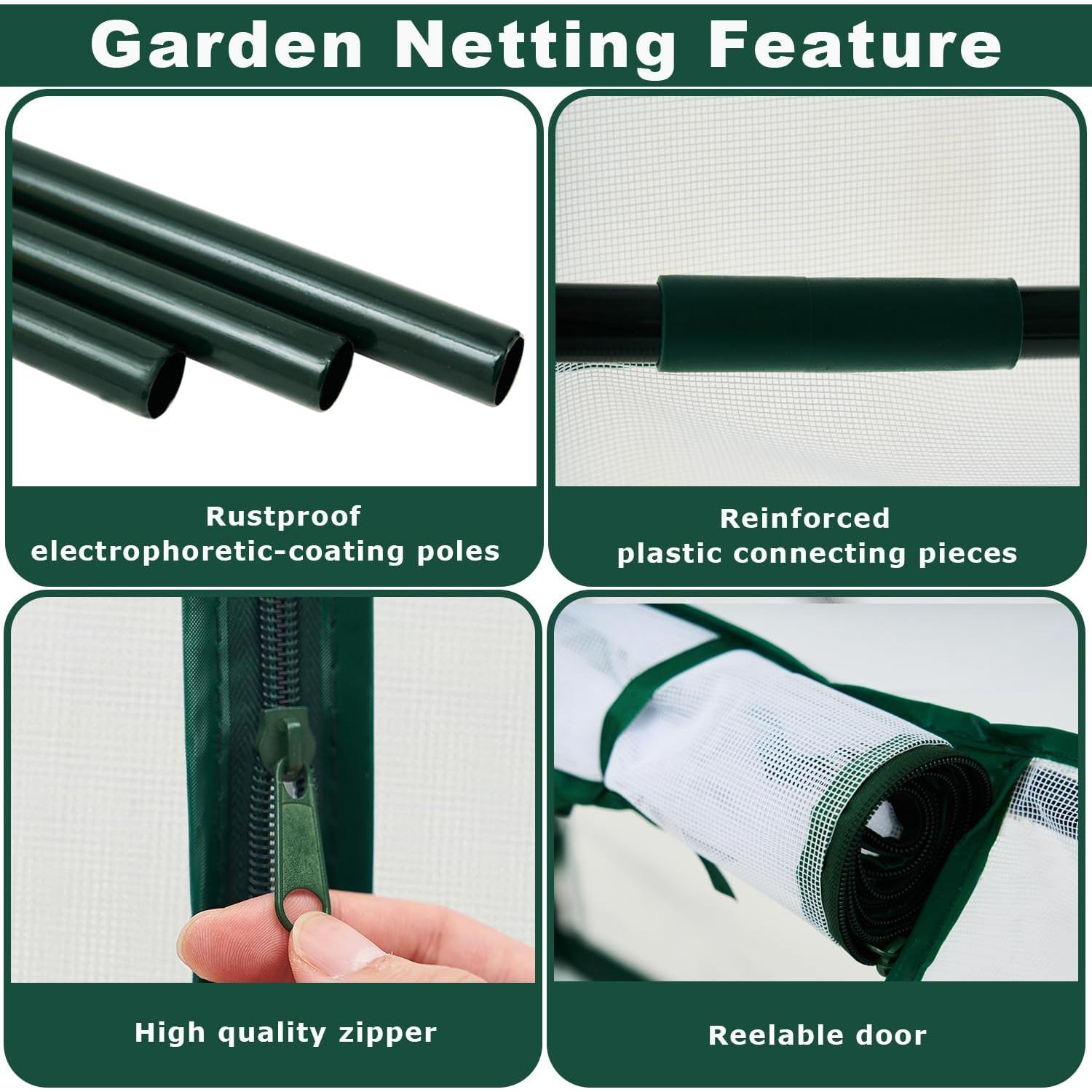 Mini Carpa de Sombra Purlyu 0.76x0.49x1.58 m para Plantas