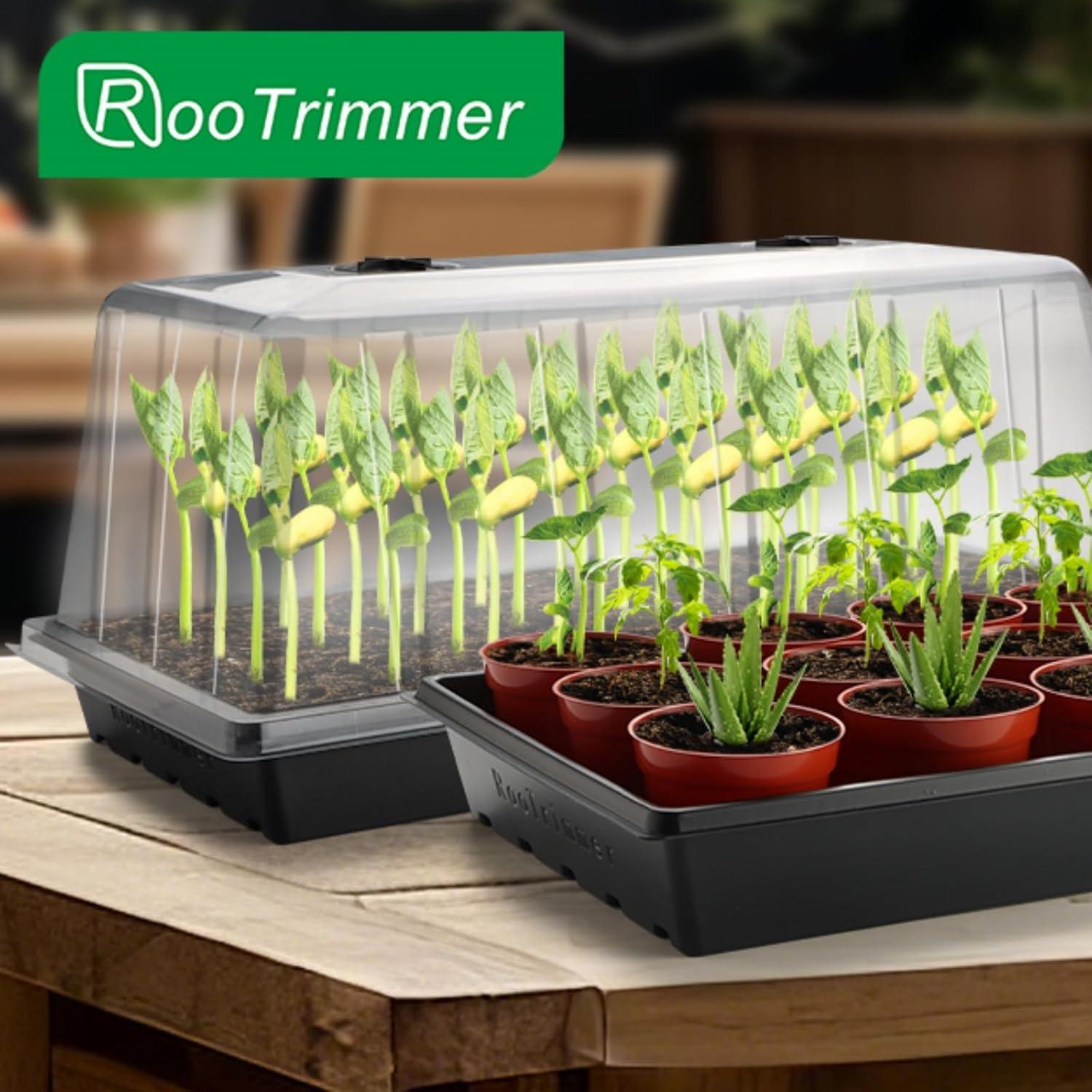 Bandeja de Plantas 1020 RooTrimmer con Domo Alto 18.54 cm - 5 Piezas