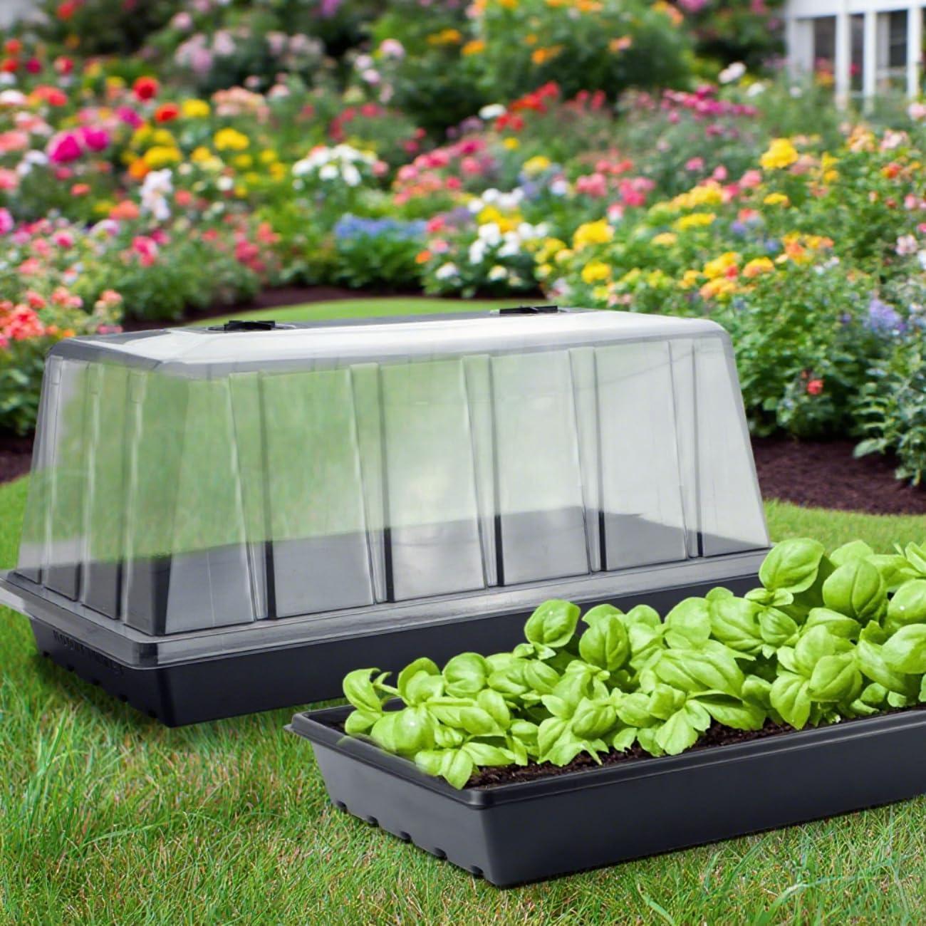 Bandeja de Plantas 1020 RooTrimmer con Domo Alto 18.54 cm - 5 Piezas