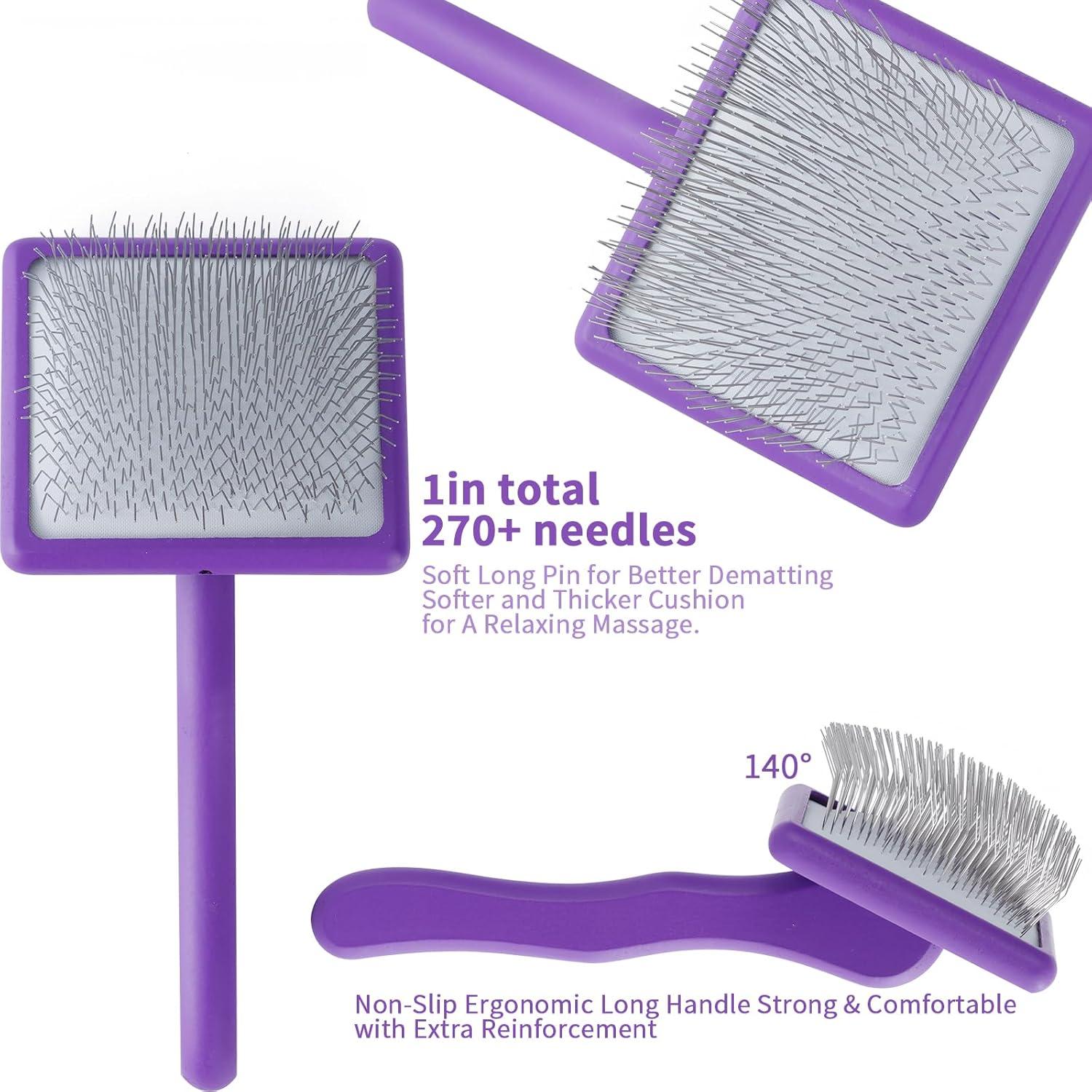 Cepillo Desenredante Ergonómico para Perros Werduoland - 4 Piezas