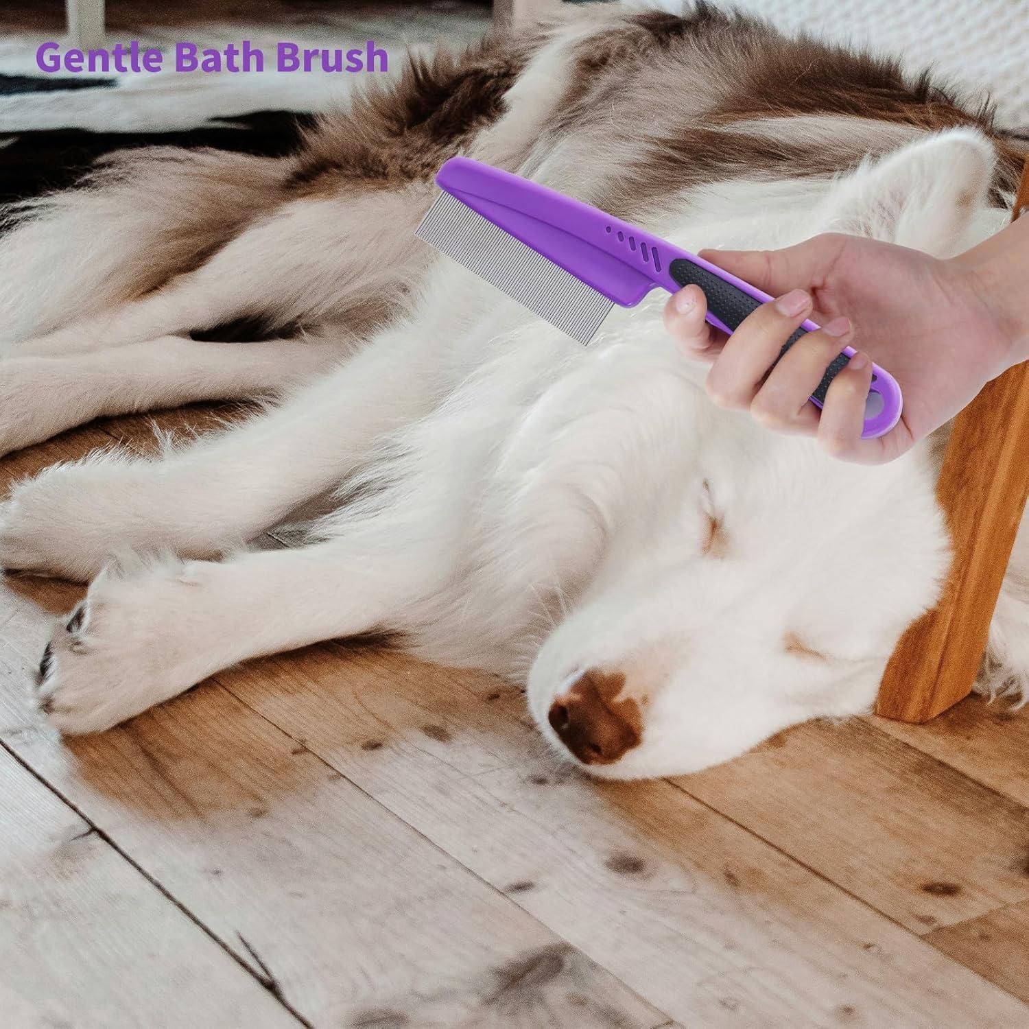 Cepillo Desenredante Ergonómico para Perros Werduoland - 4 Piezas