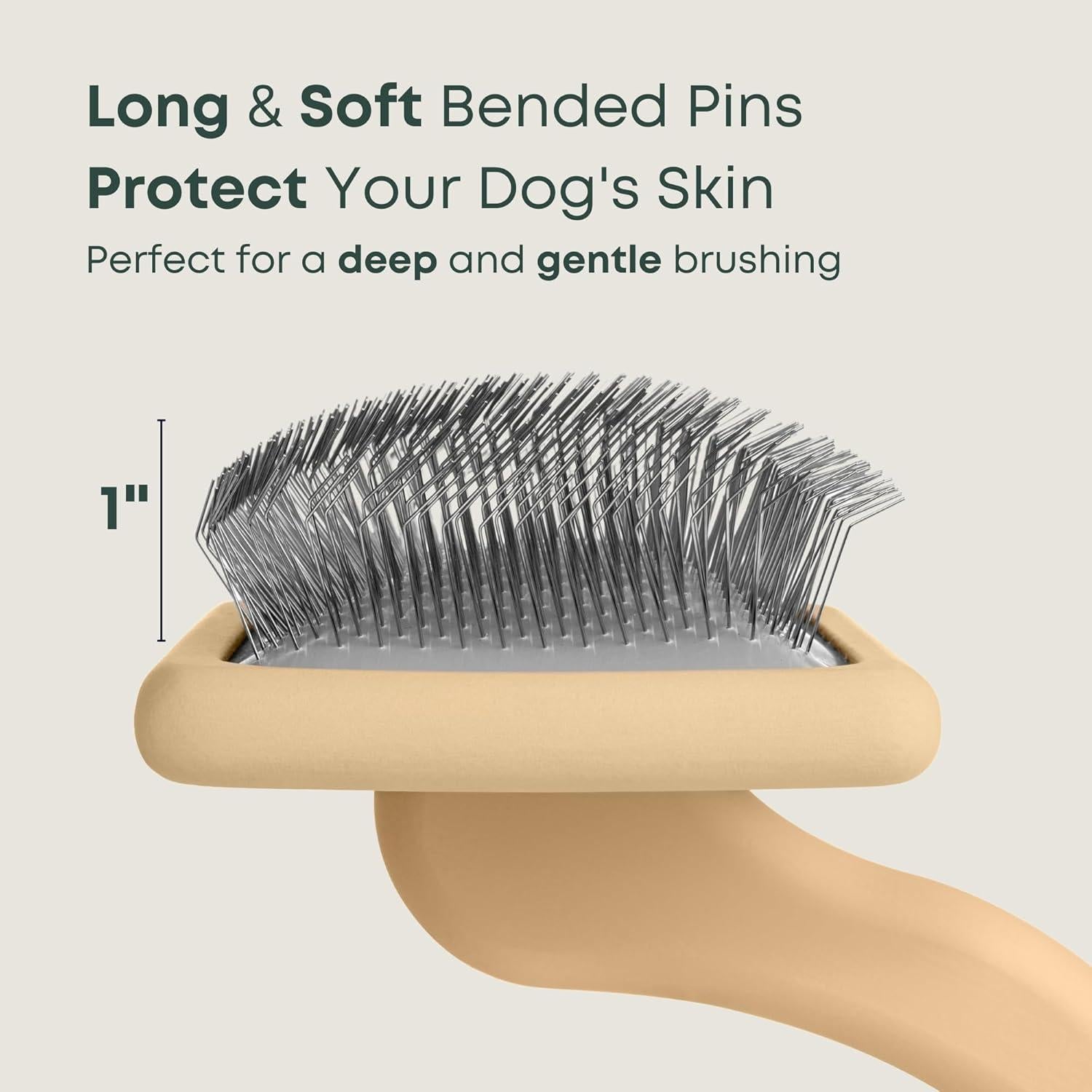 Cepillo Slicker para Perros Freshly Bailey - Ideal para Doodles y Poodles