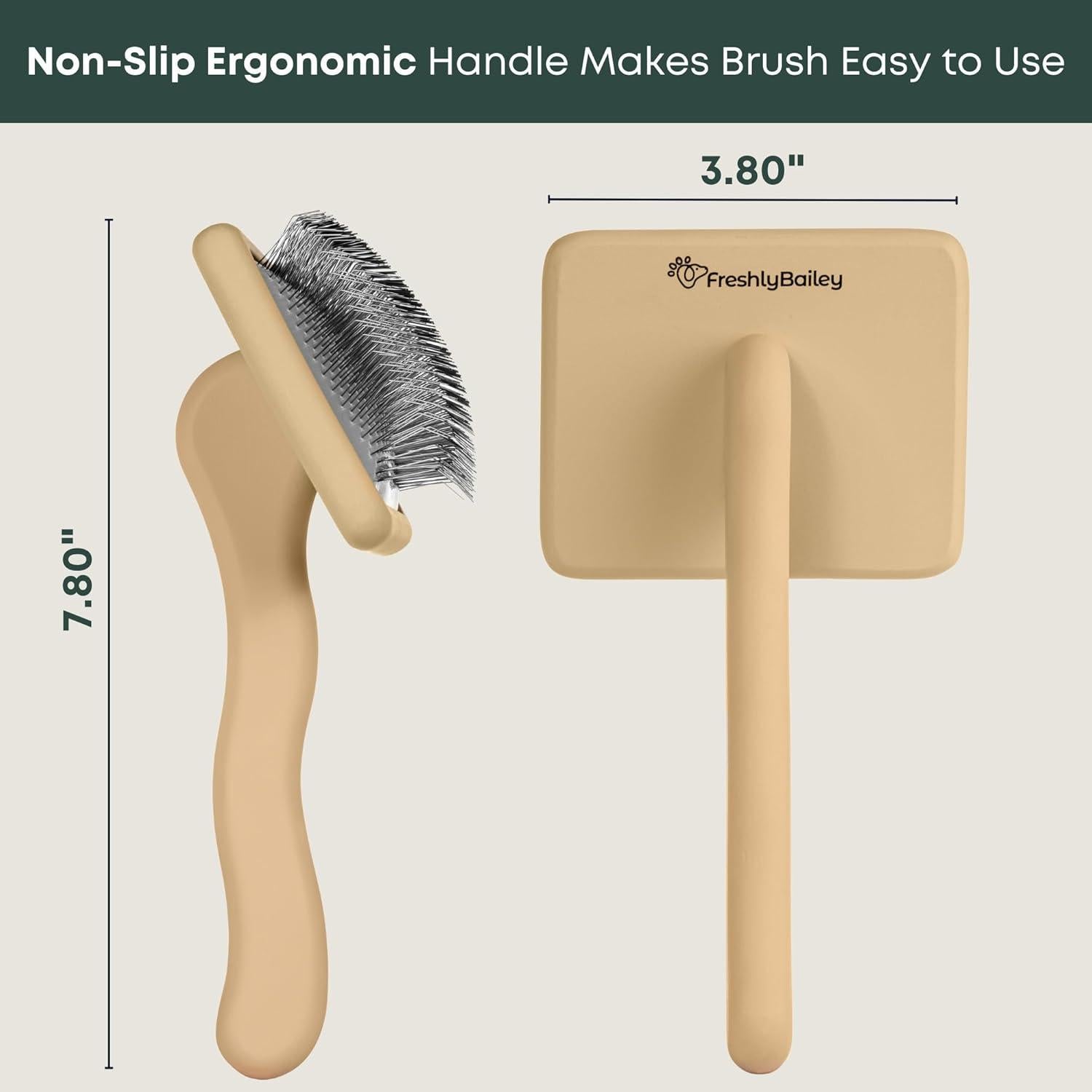 Cepillo Slicker para Perros Freshly Bailey - Ideal para Doodles y Poodles