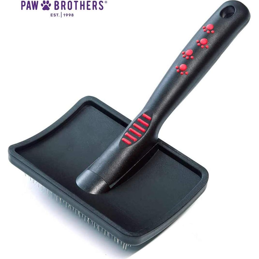 Cepillo Slicker Curvado Paw Brothers Mediano para Perros