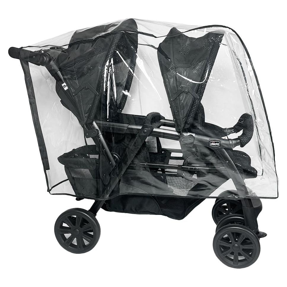 Cubierta de Lluvia y Viento Sasha para Carriola Doble Chicco