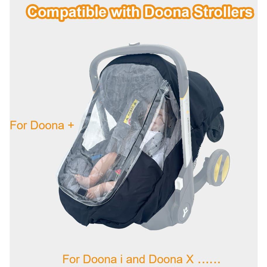 Cubierta de Lluvia para Cochecito Doona+ y Doona i - Impermeable