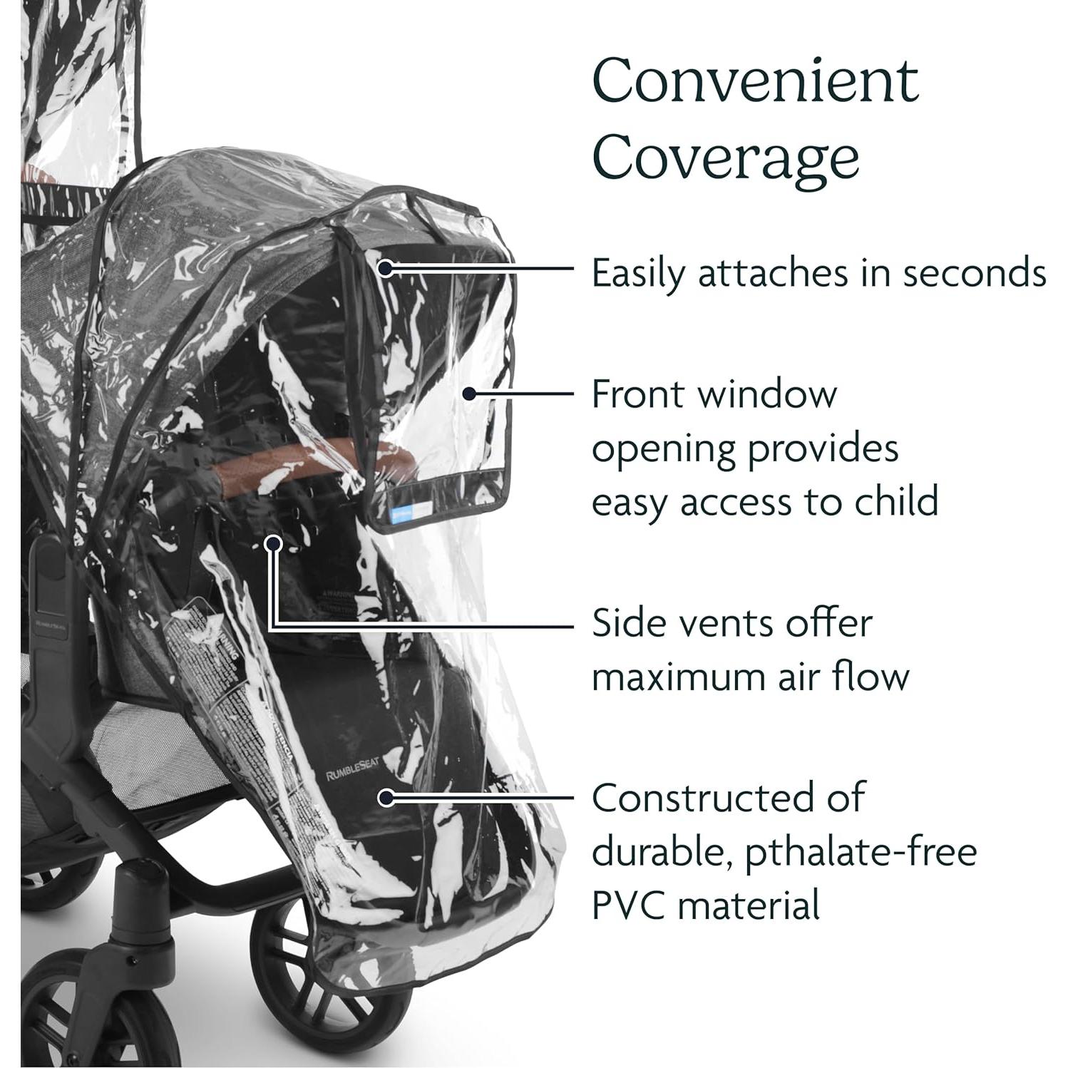 Protector de Lluvia UPPAbaby RumbleSeat 2015-2019 - Ventilado
