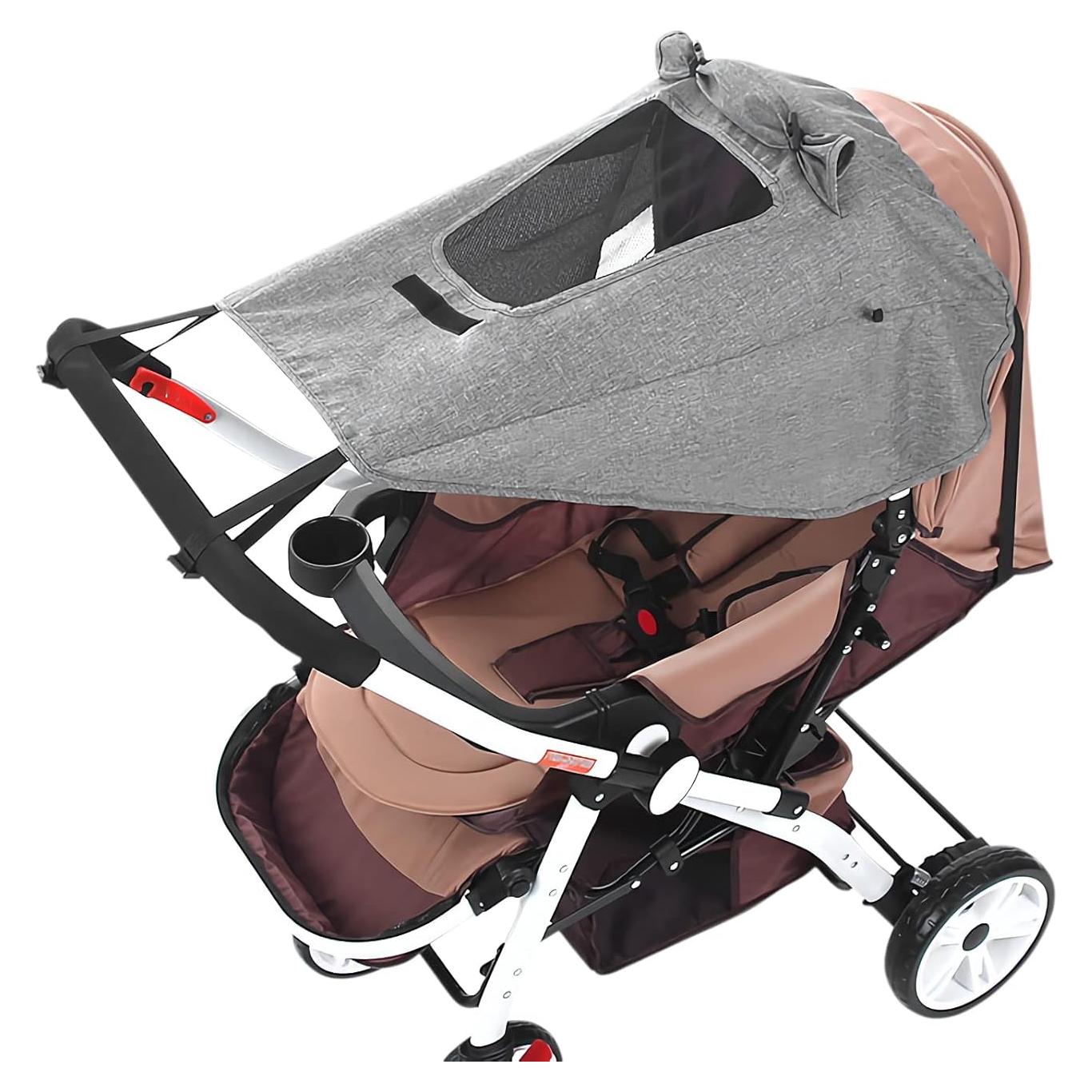 Sombra para Cochecito Universal UPF50+ Gris 59x69cm