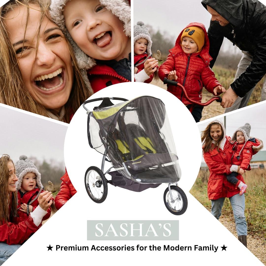 Funda de Lluvia SASHA para Carriola Doble Baby Trend Expedition