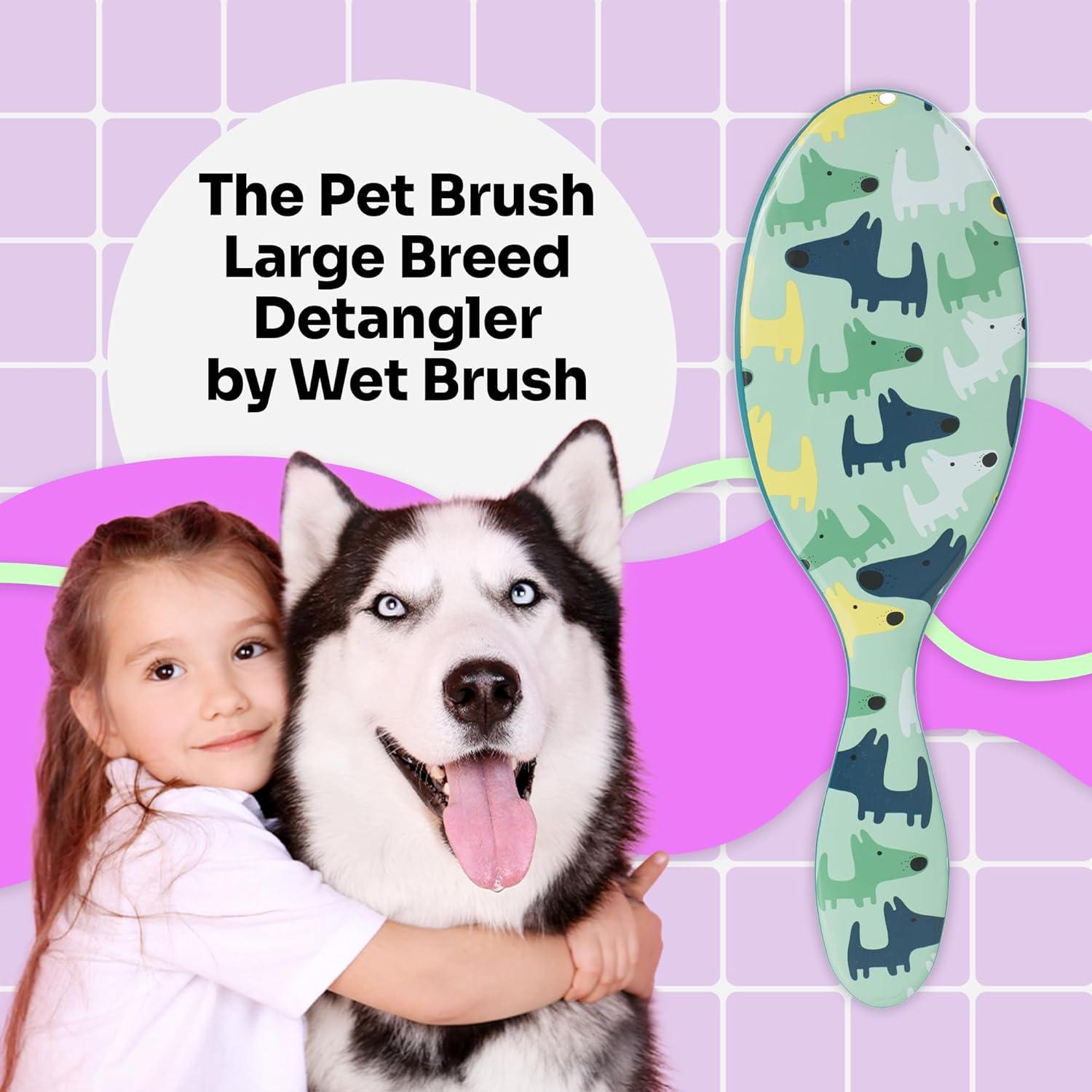 Cepillo Desenredador Wet Brush para Perros Grandes - Camuflaje