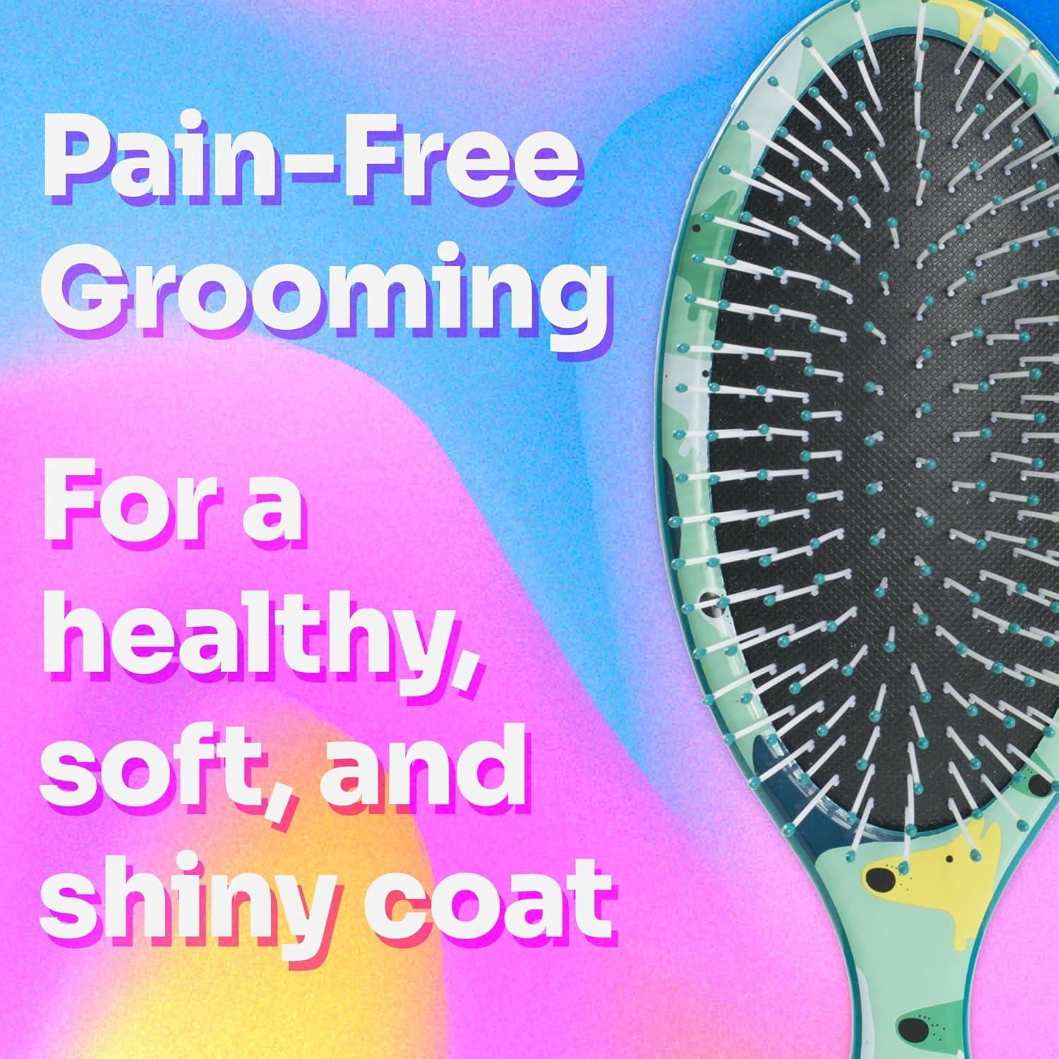 Cepillo Desenredador Wet Brush para Perros Grandes - Camuflaje