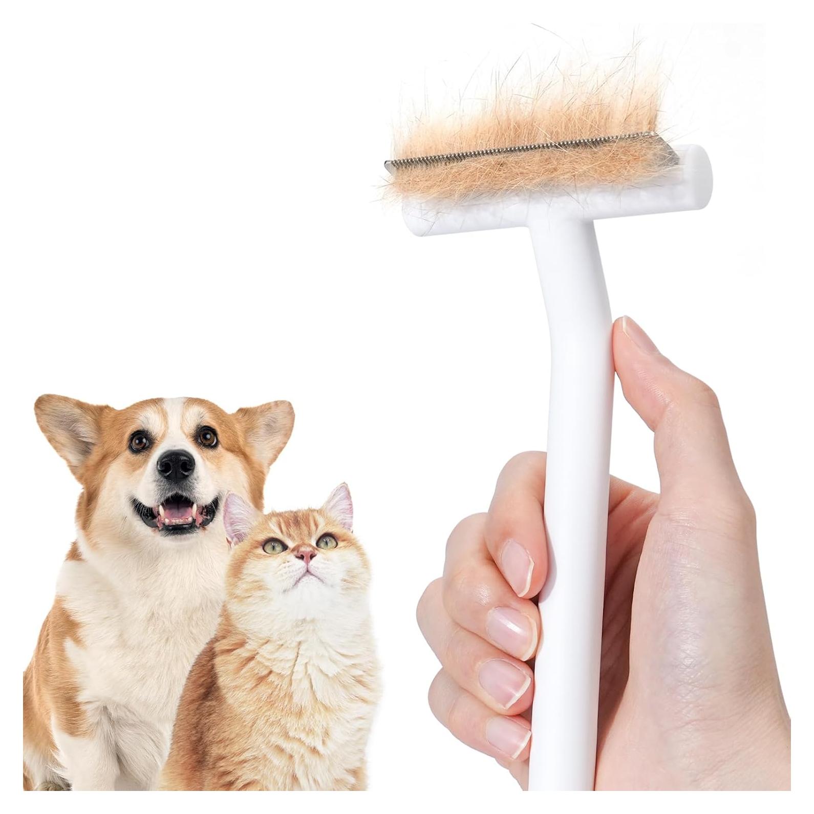 Cepillo Deshedding Aumuca para Gatos y Perros - 20.5x9.5cm